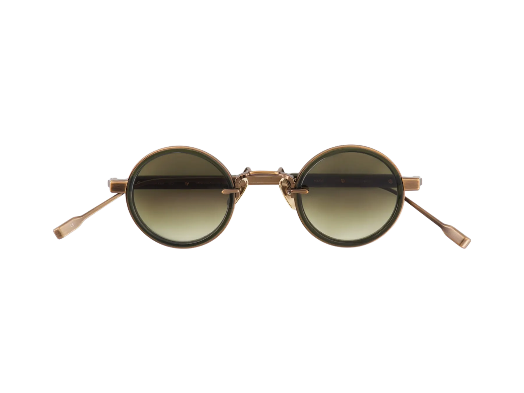 Sato Naos sunčane naočare, boja Antique Bronze / Olive, titanijum, Green Gradient staklo, pogled odozgo