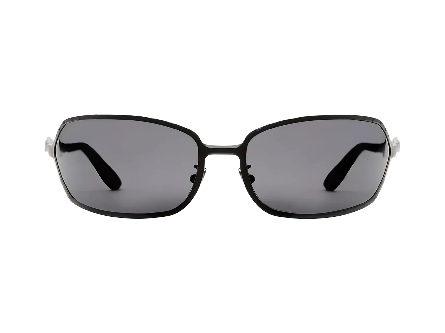 Kuboraum H30 sunčane naočare, boja Black Matt, metal, Grey staklo, prednja strana