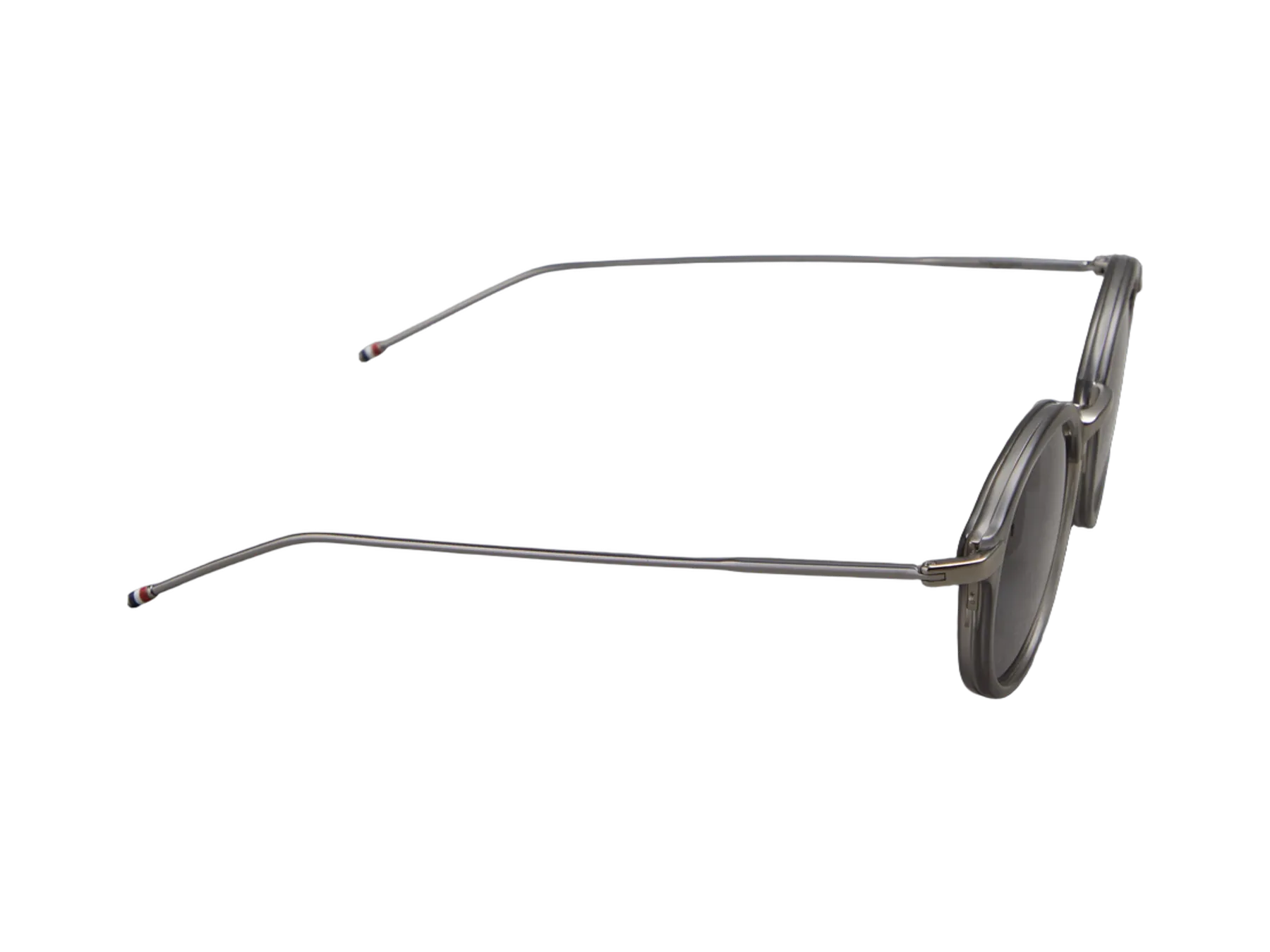 Thom Browne UES011A sunčane naočare, boja Satin Crystal Grey, leva drška