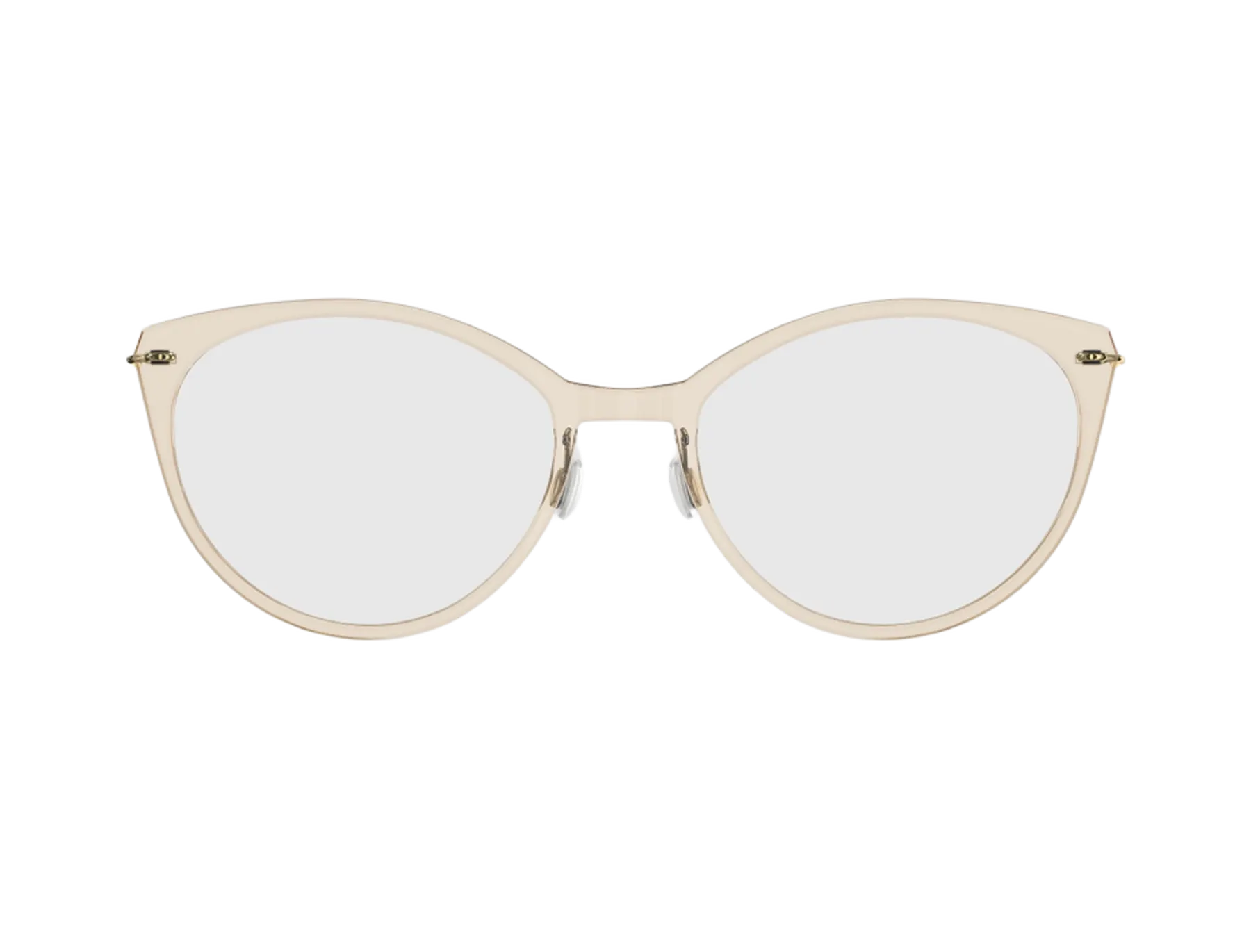 Lindberg N.O.W. 6564 dioptrijske naočare, boja pearl / gold polished, pogled spreda