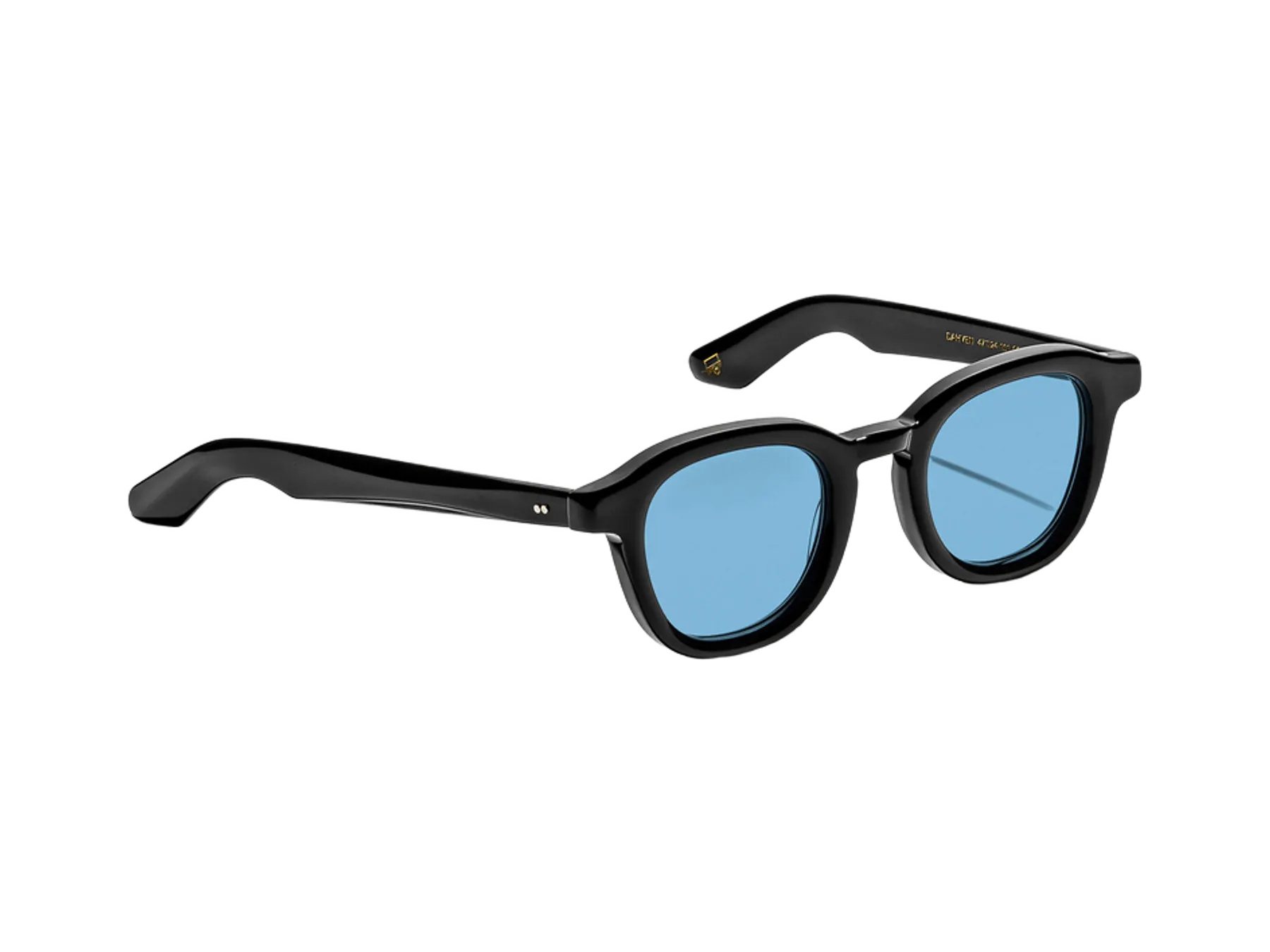 Moscot Dahven Sun sunčane naočare, boja Black, staklo Celebrity Blue, pogled iz ugla