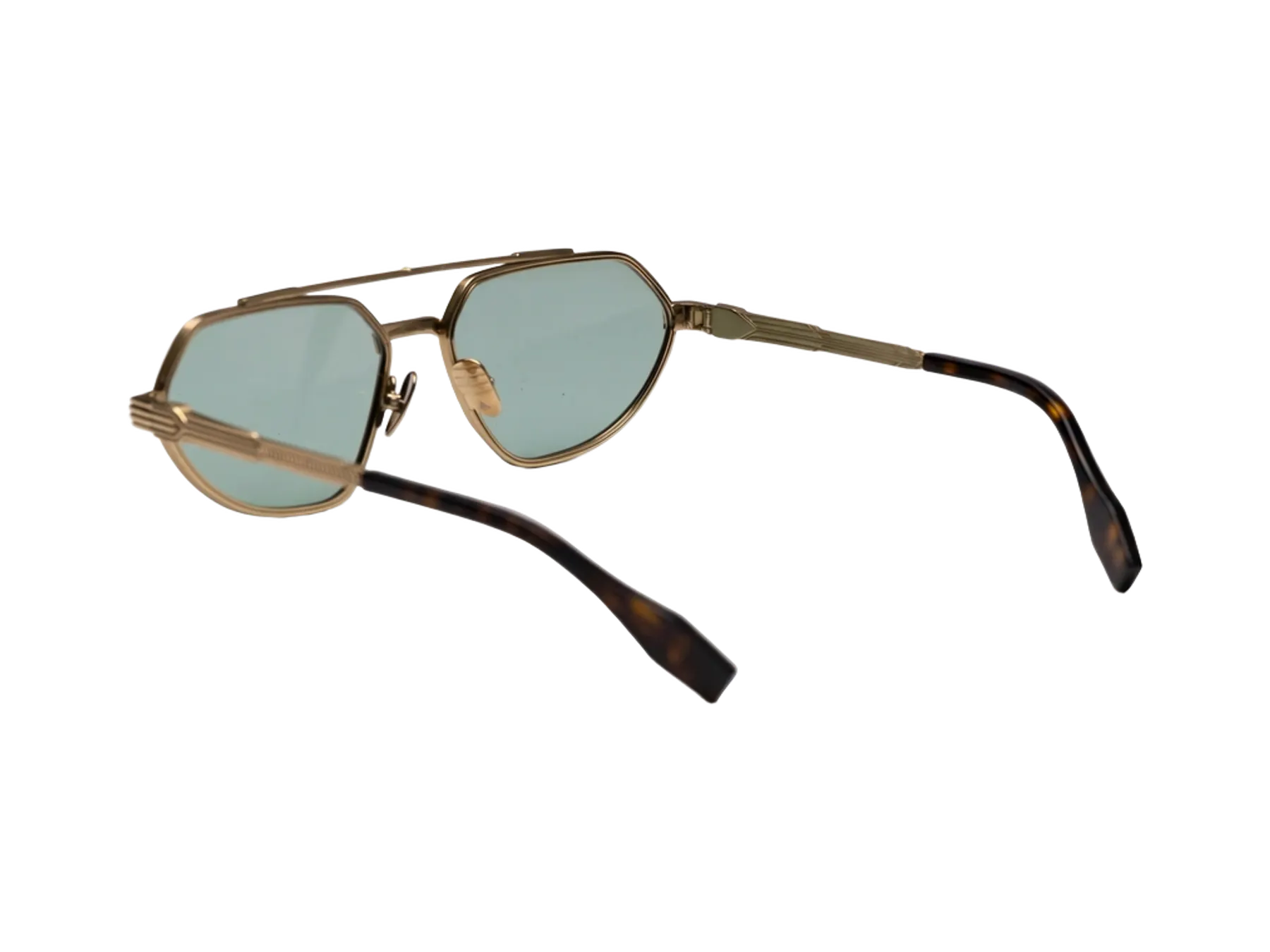 Pray Maya sunglasses, colour Full Gold/Green 50%, side view