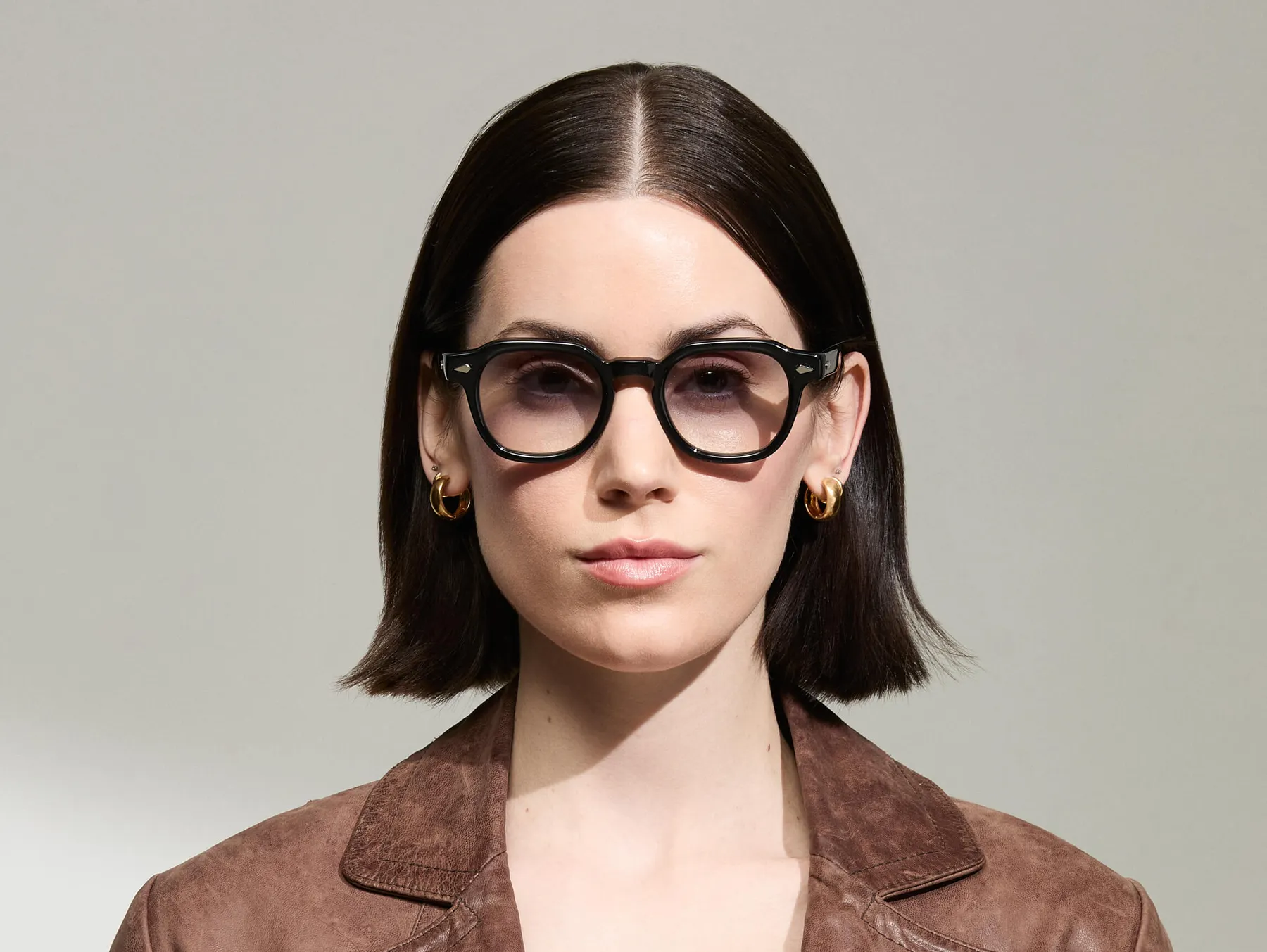 Moscot Dolt Sun sunčane naočare, boja Black, staklo American Grey Fade, na licu