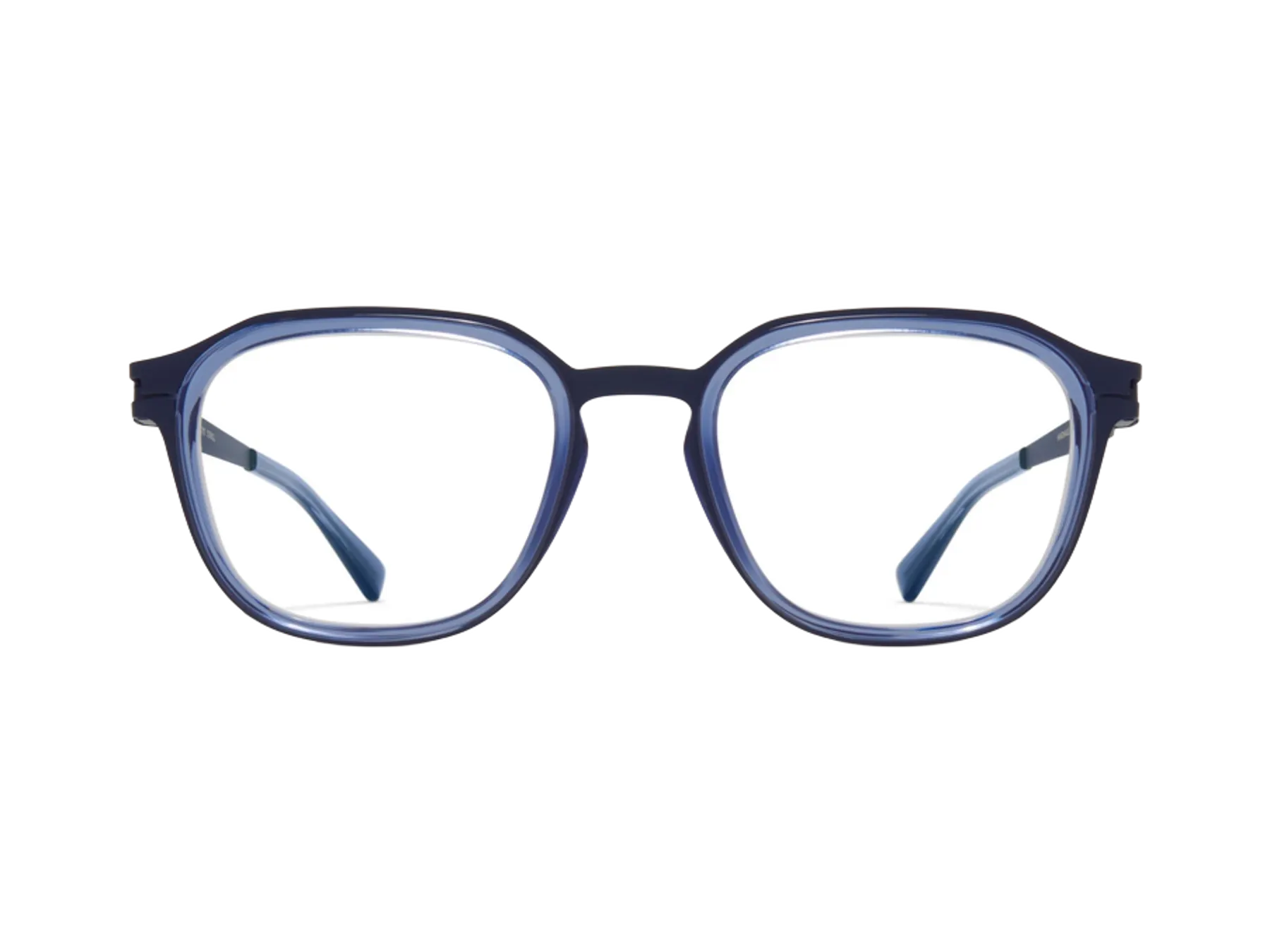 Mykita Hawi dioptrijske naočare, boja Indigo/Deep Ocean, pogled spreda