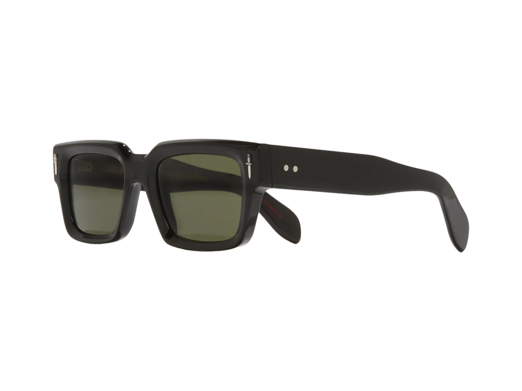 Cutler and Gross The Great Frog Titan sunglasses, colour Black on Red, angle view