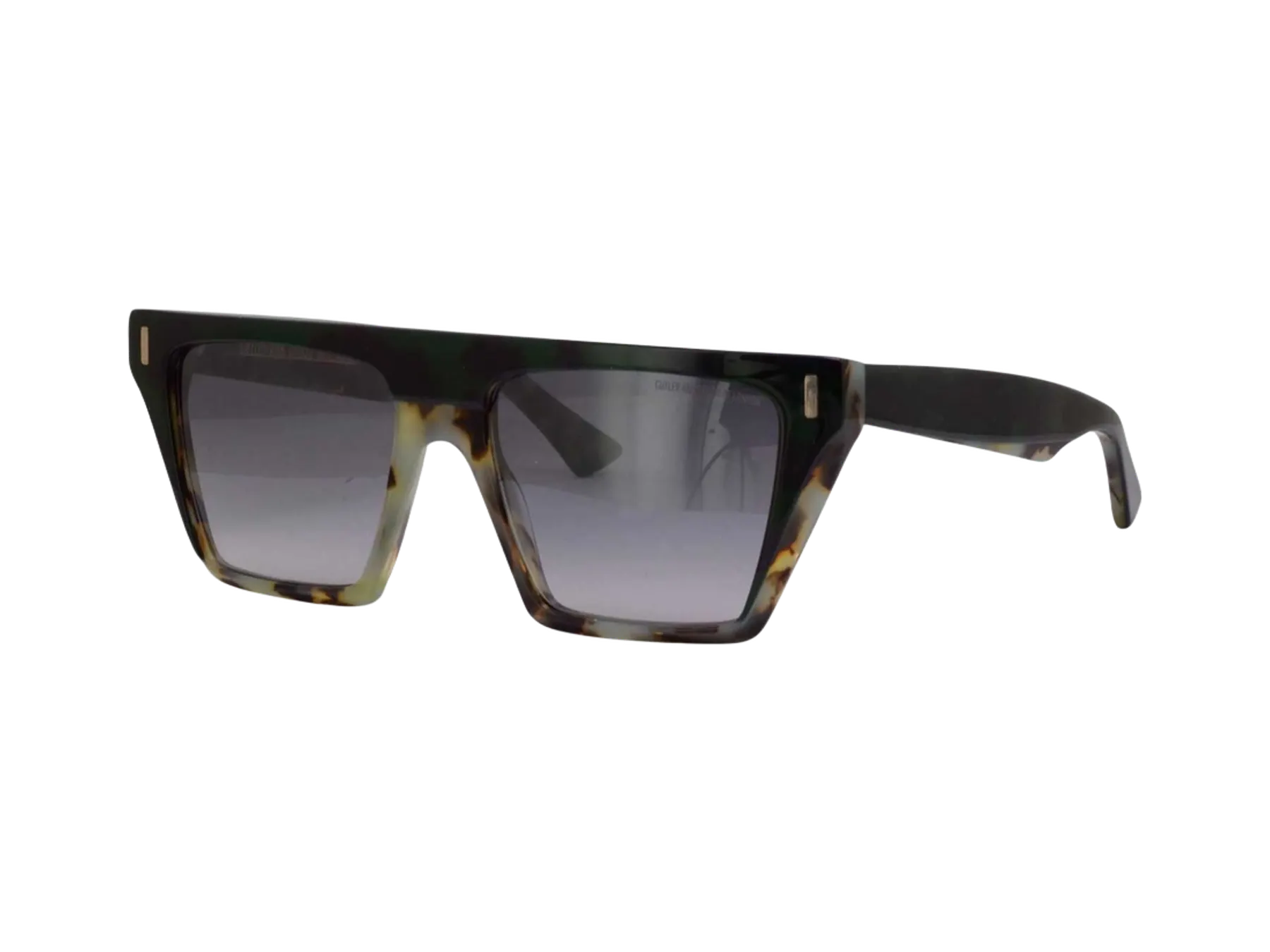Cutler and Gross 1352 sunčane naočare, boja Knightsbridge Green, pogled iz ugla