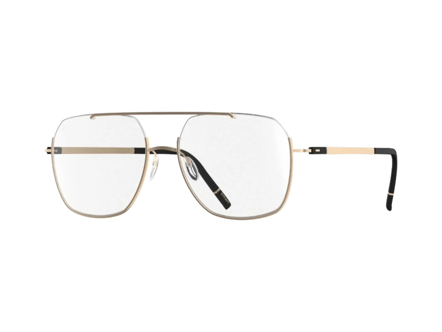 Silhouette Dynamic Dawn 5570 optical glasses, colour Timeless Gold, angle view