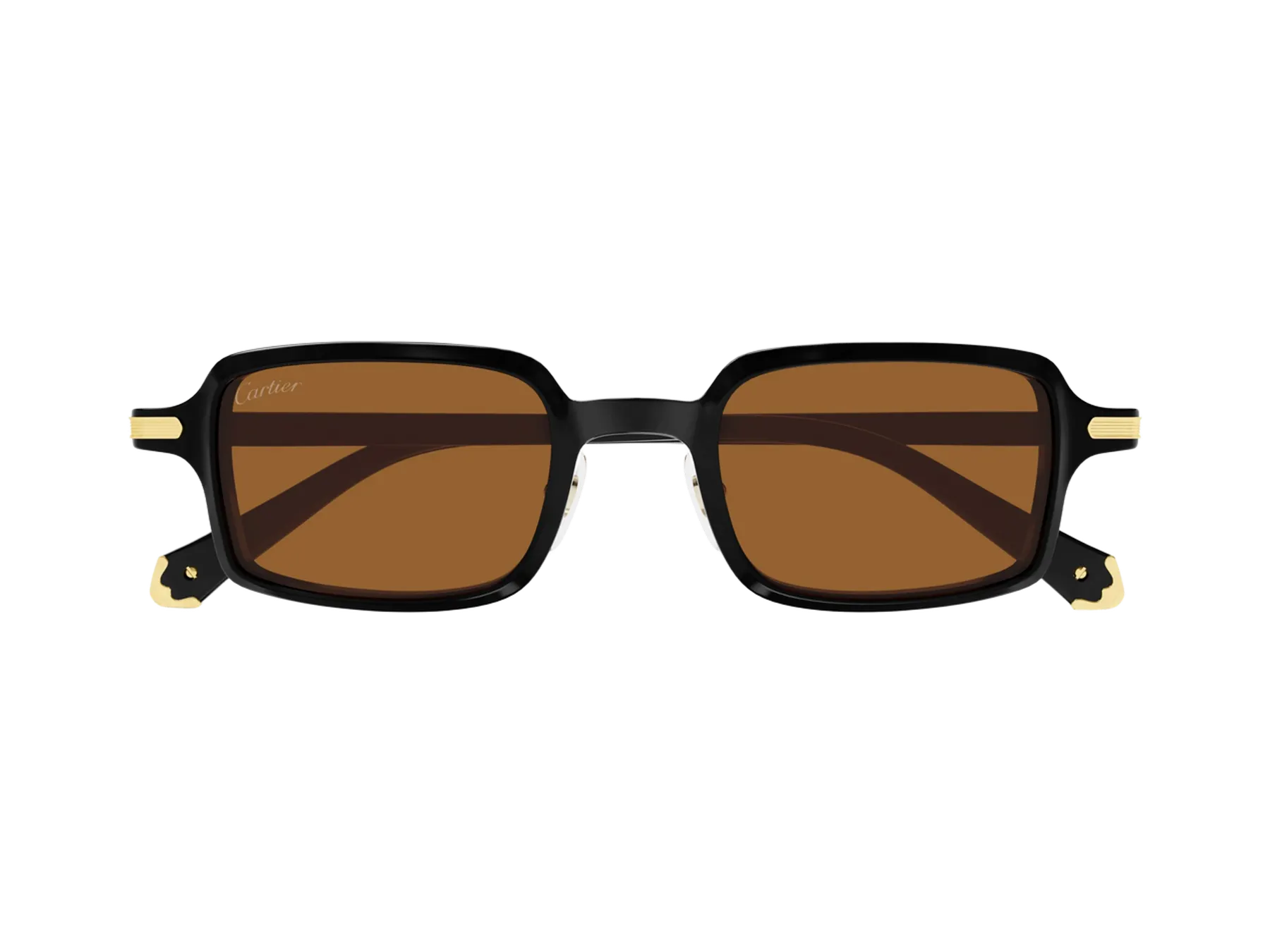 Cartier Première de Cartier CT0539S sunčane naočare, boja Black/Amber, pogled spreda