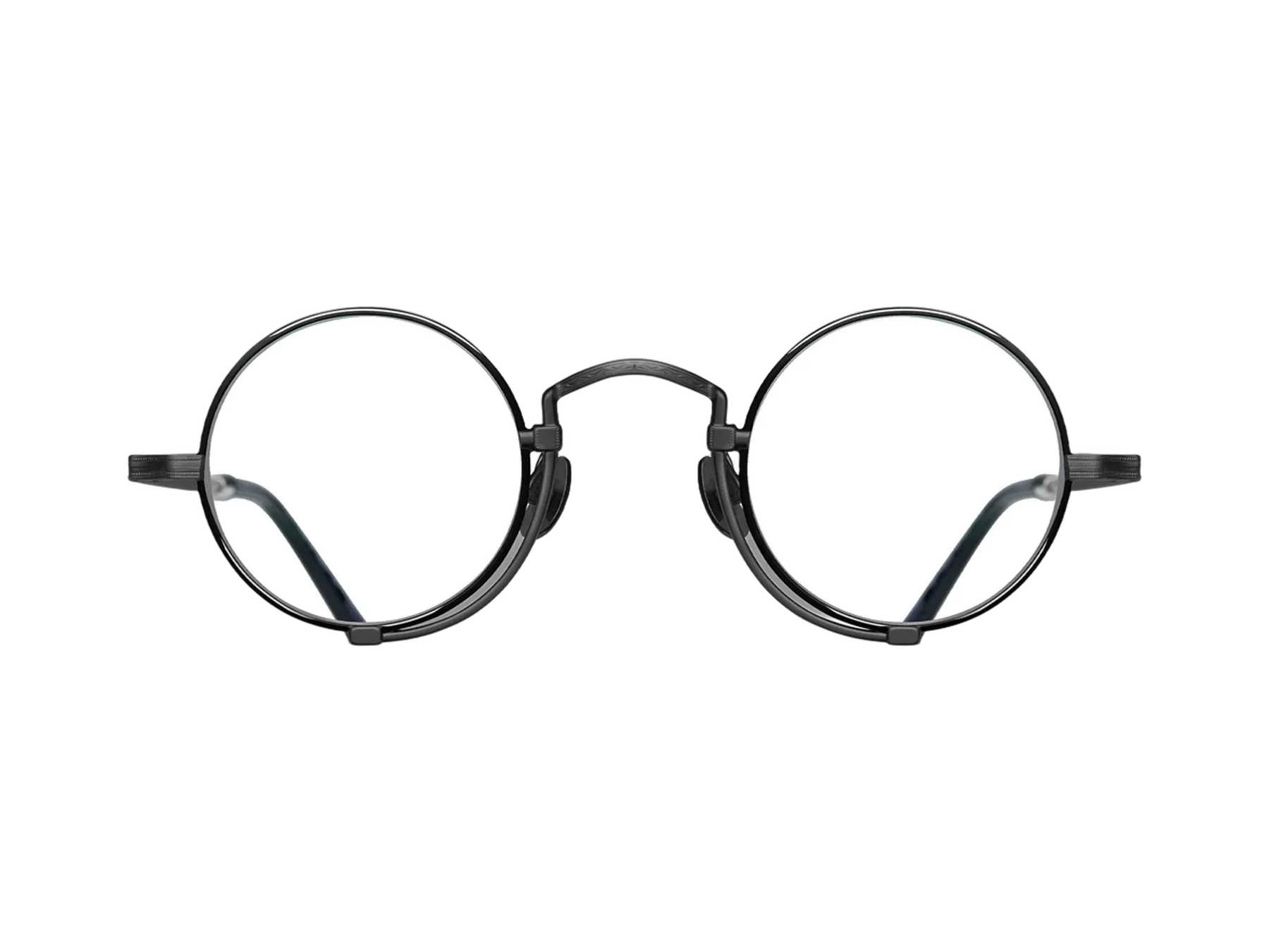 Matsuda 10103H dioptrijske naočare, boja Brushed Black, pogled spreda