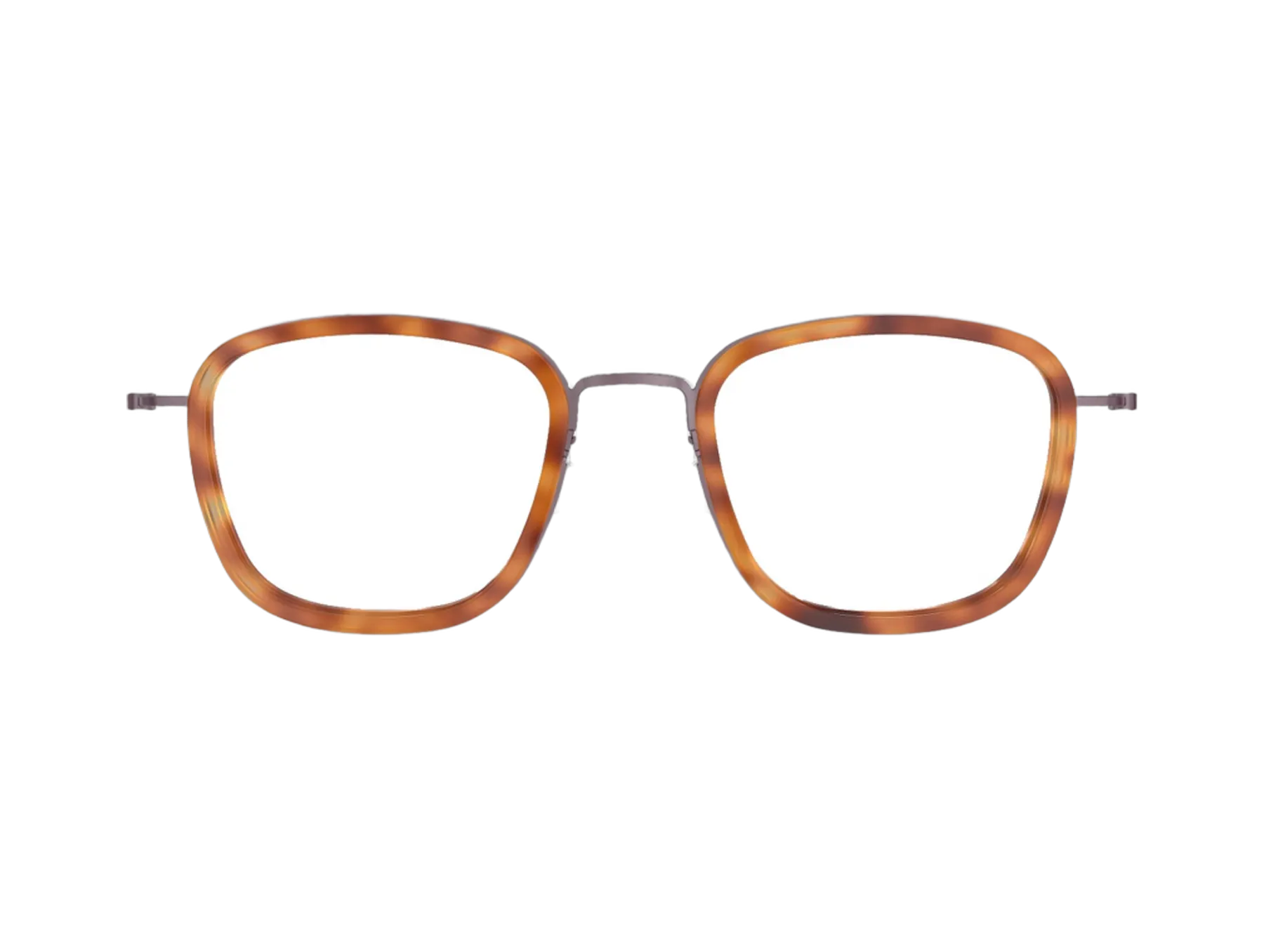 Lindberg Thintanium 5801 dioptrijske naočare, boja deep purple / havana, pogled spreda
