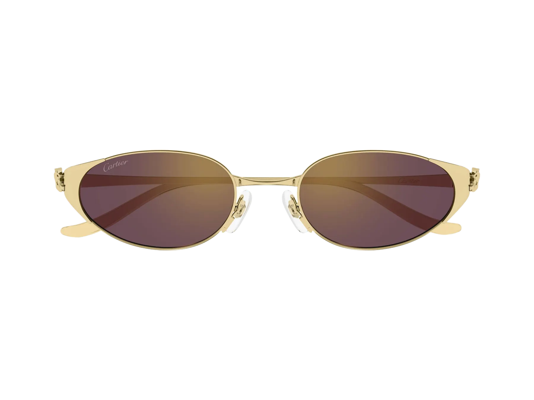 Cartier Panthère de Cartier CT0630S sunčane naočare, boja Gold/Violet, pogled spreda
