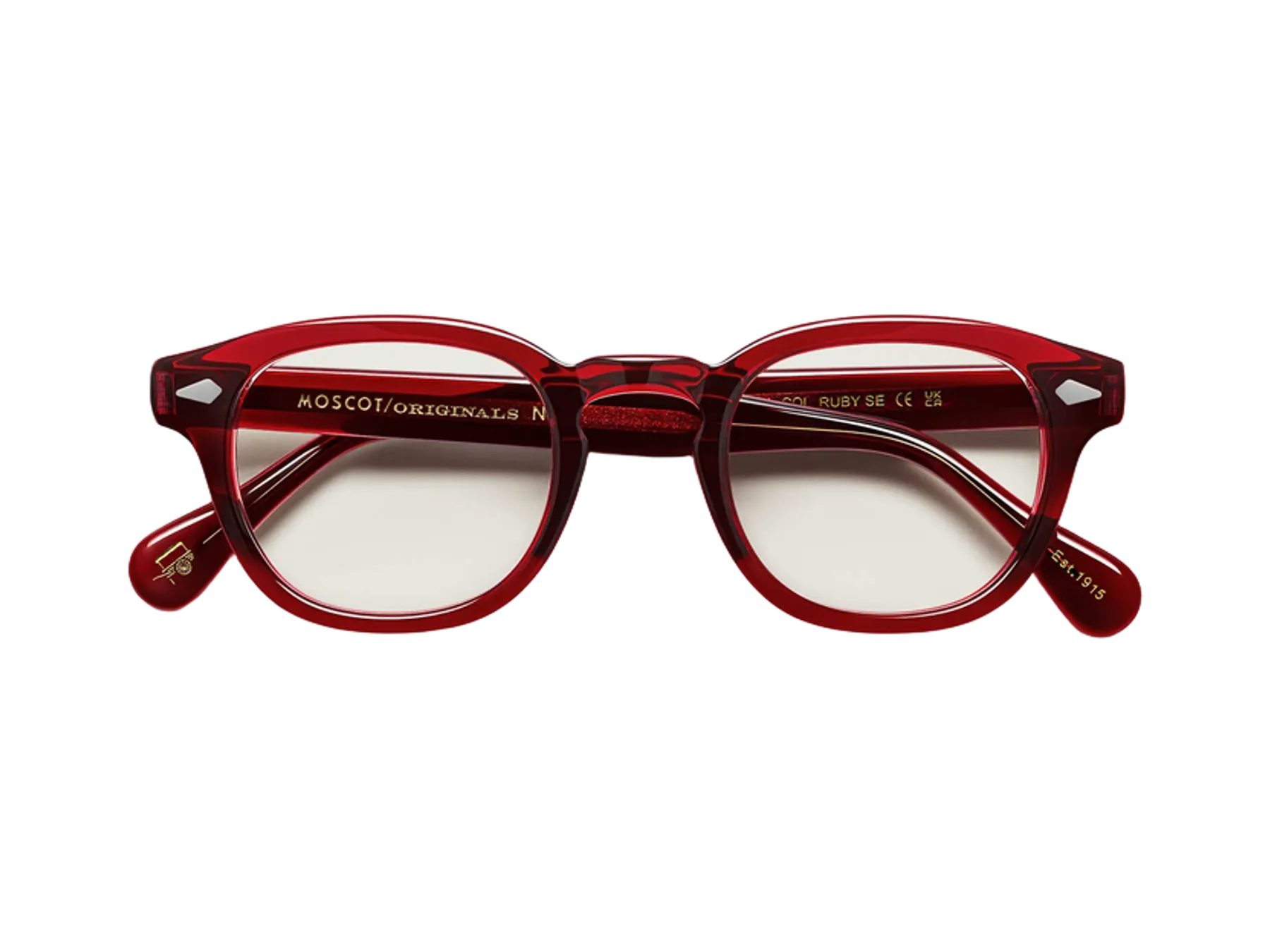 Moscot Lemtosh dioptrijske naočare, boja Ruby, pogled spreda