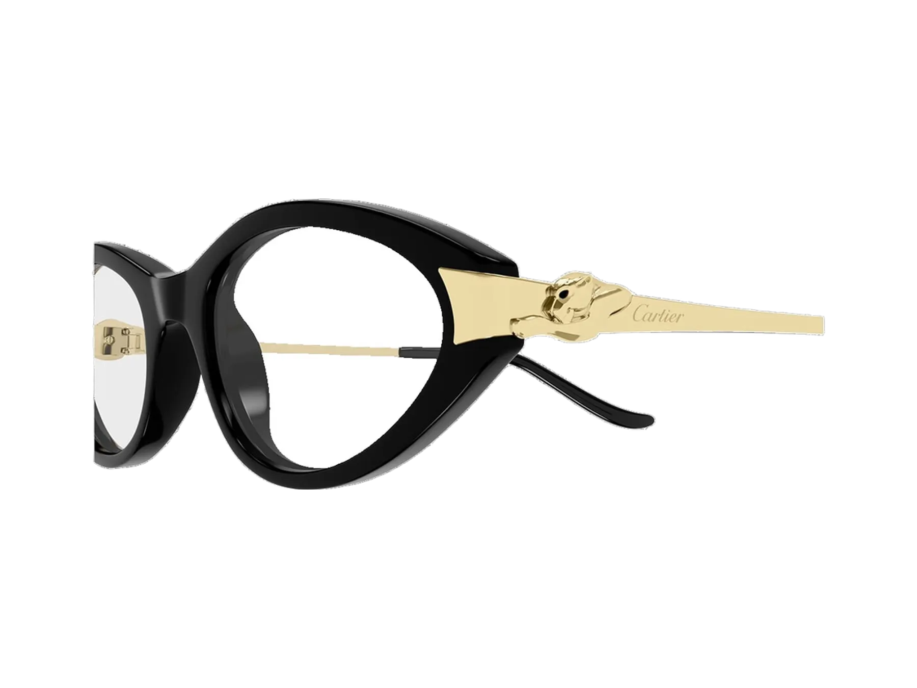 Cartier Panthère de Cartier CT0633O dioptrijske naočare, boja Black/Gold, detalj