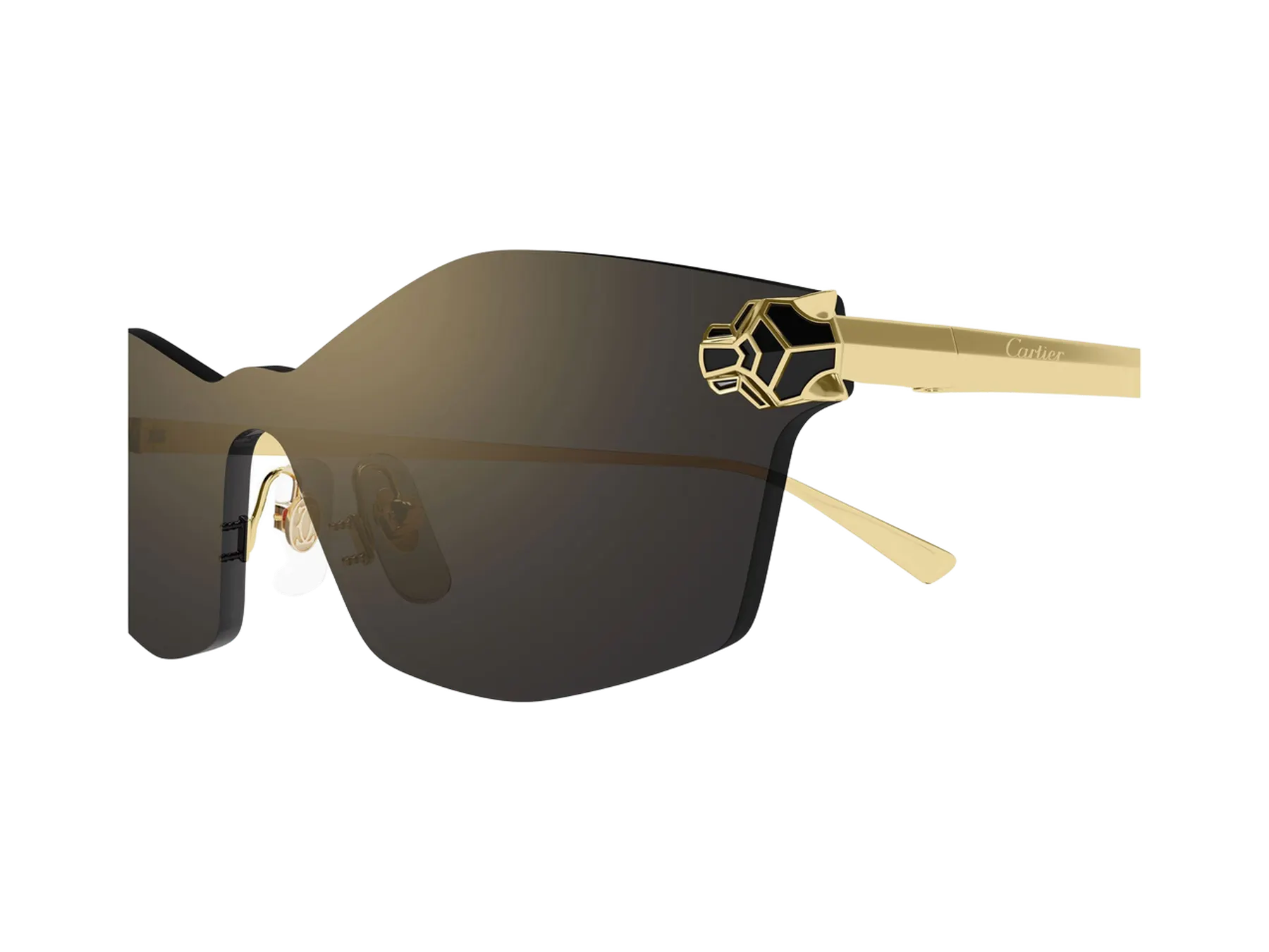 Cartier Panthère de Cartier CT0678S sunčane naočare, boja Gold/Grey, detalj