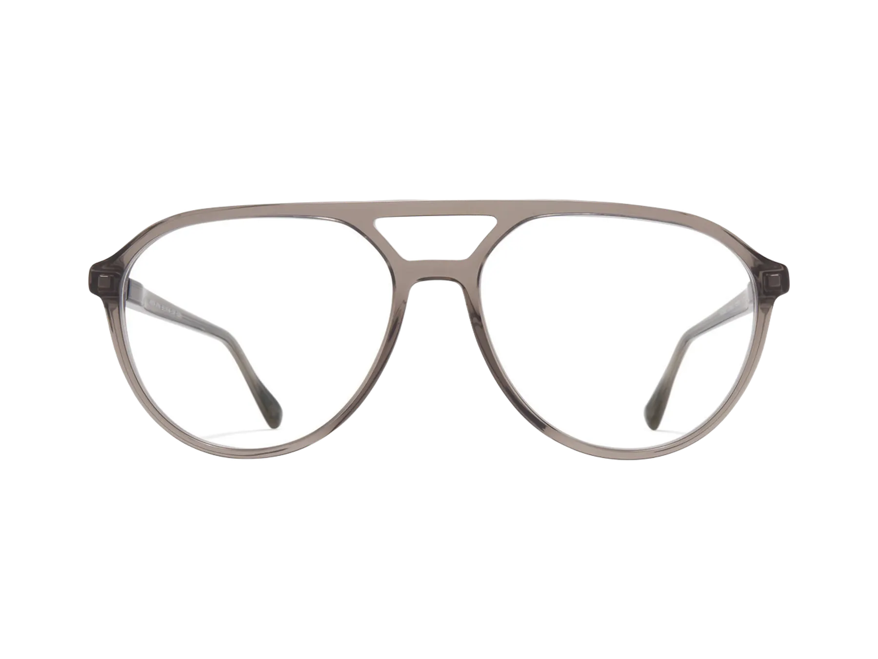Mykita Atine dioptrijske naočare, boja Clear Ash/Pearl, pogled spreda