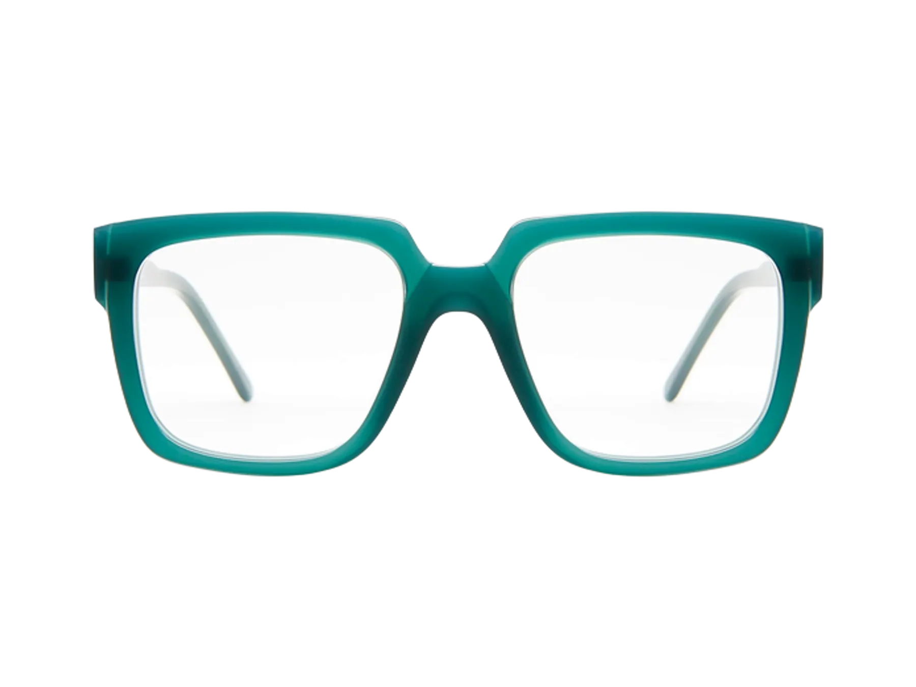 Kuboraum K3 dioptrijske naočare, boja Emerald Green, pogled spreda