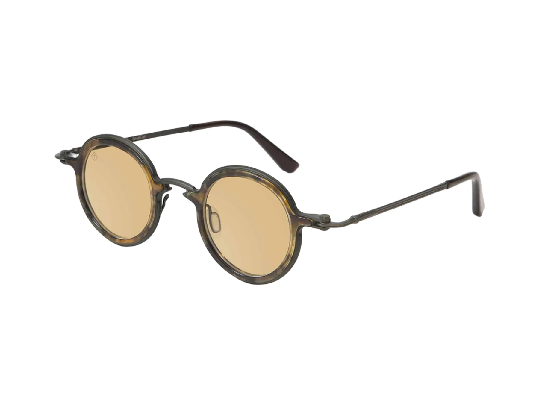 Tavat Paladin C sunglasses, colour Dark Green Meadow, angle view