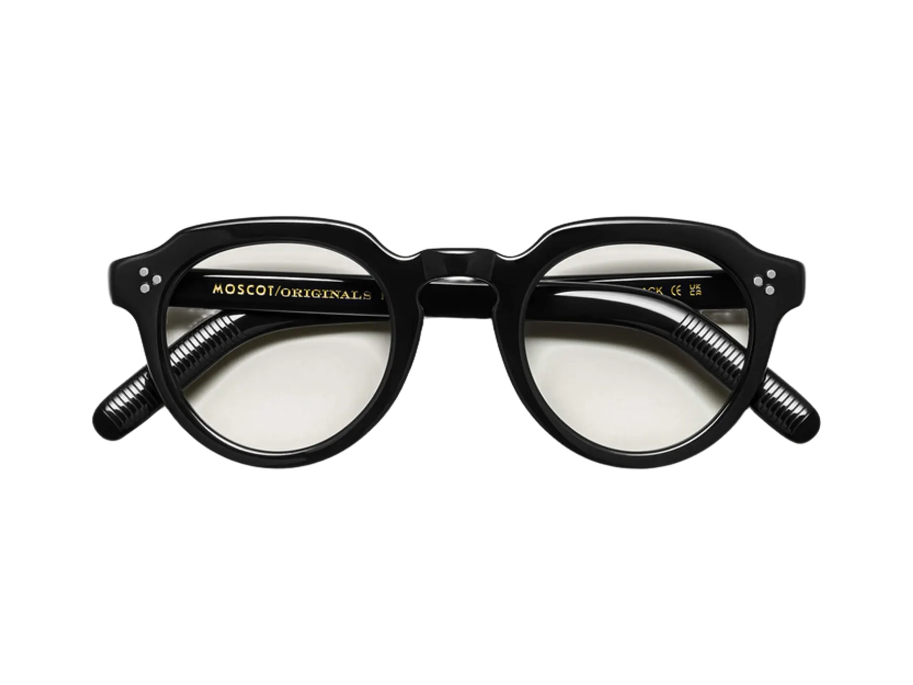 Moscot Gavolt dioptrijske naočare, boja Black, pogled spreda