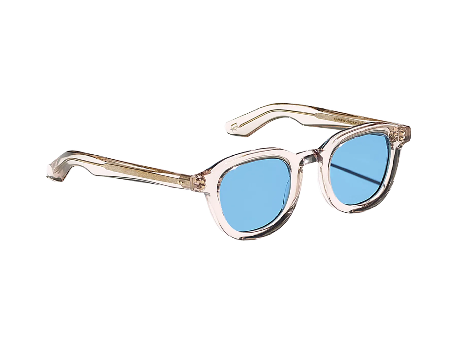 Moscot Dahven Sun sunčane naočare, boja Mist, staklo Celebrity Blue, pogled iz ugla