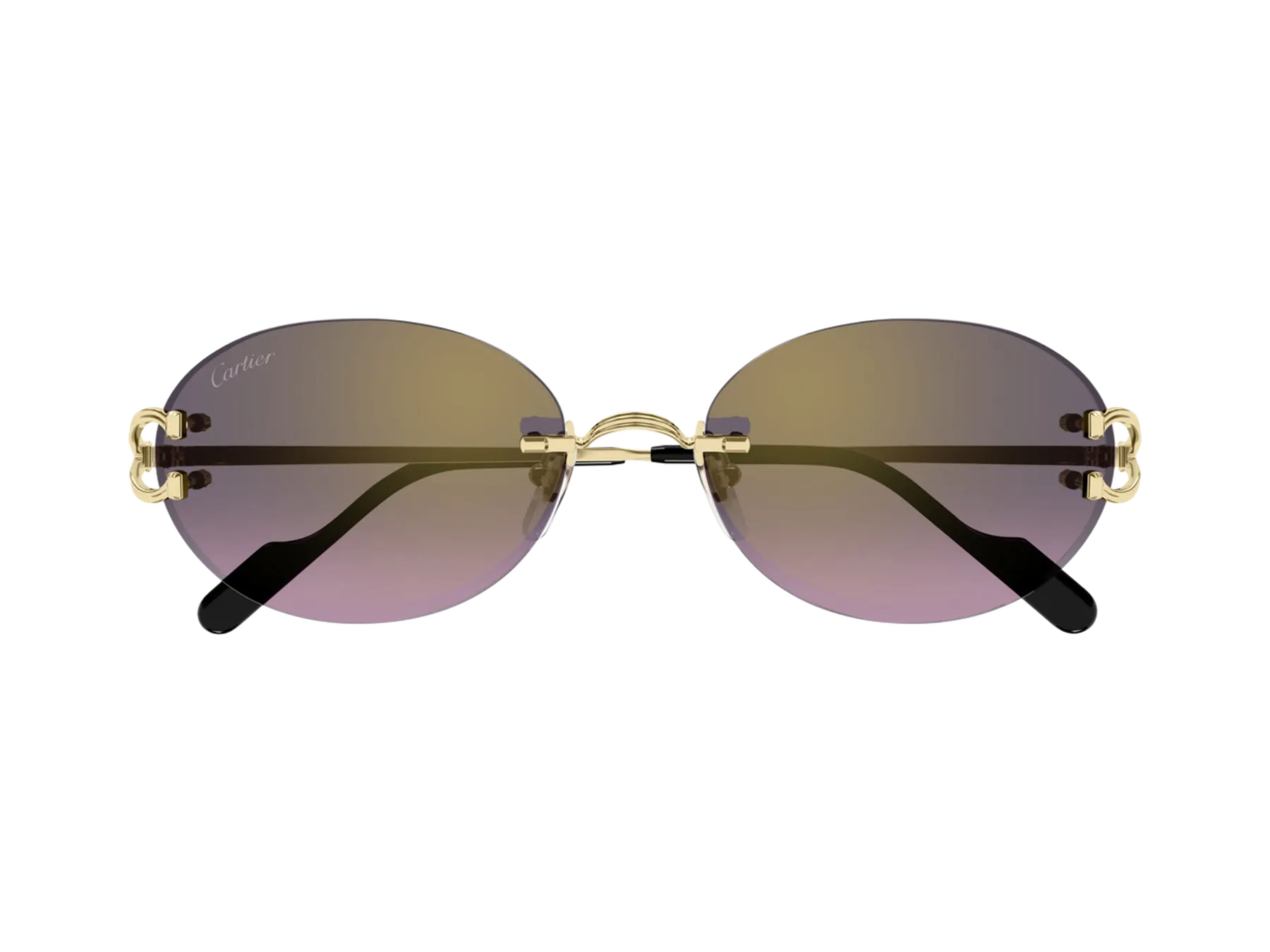 Cartier C Décor CT0551S sunčane naočare, boja Gold/Grey-Pink, pogled spreda