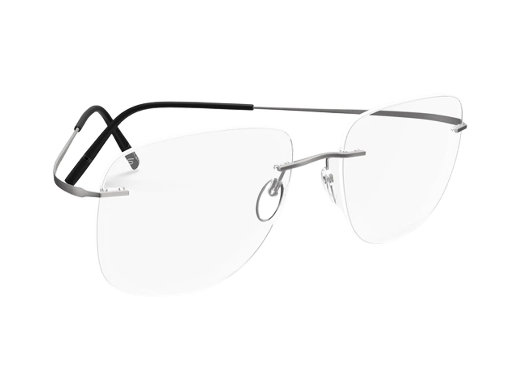 Silhouette TMA Stellar 5599 NL optical glasses, colour Orbit Ruthenium, angle view