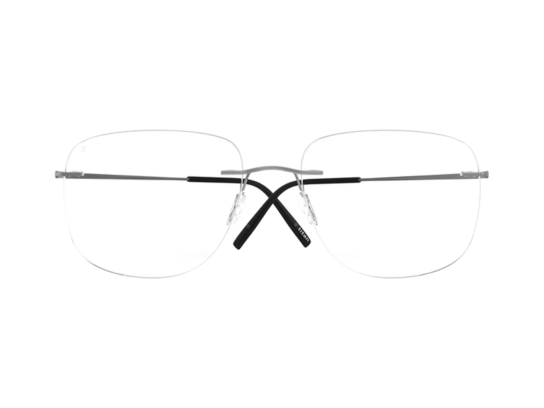 Silhouette TMA Stellar 5599 NL optical glasses, colour Orbit Ruthenium, front view