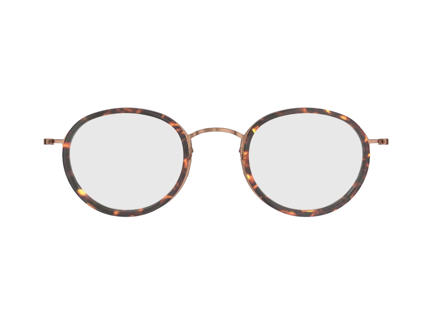 Lindberg Thintanium 5805 dioptrijske naočare, boja bronze polished / dark havana, pogled spreda