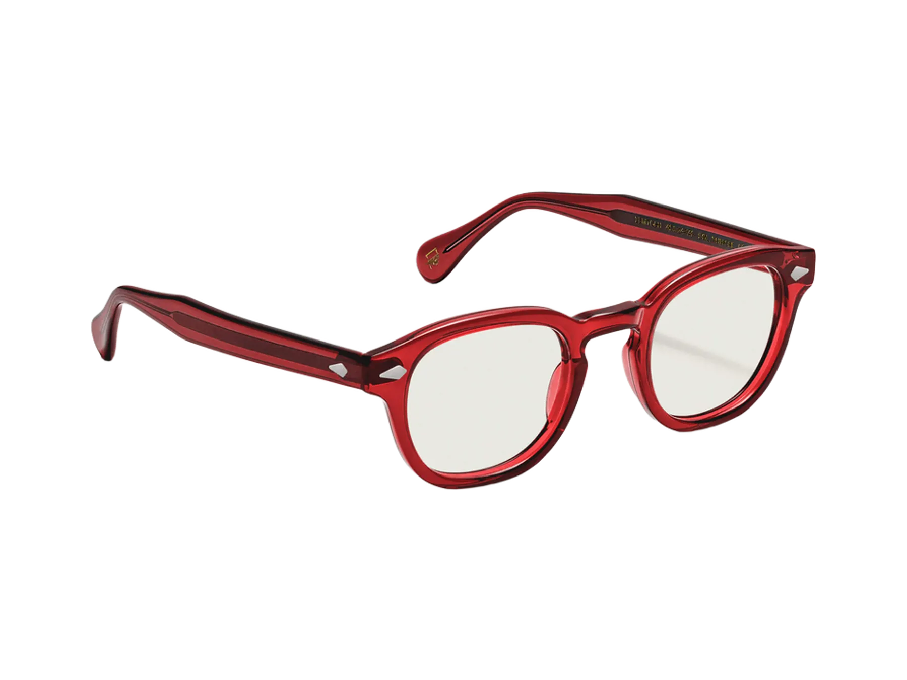 Moscot Lemtosh dioptrijske naočare, boja Ruby, pogled iz ugla