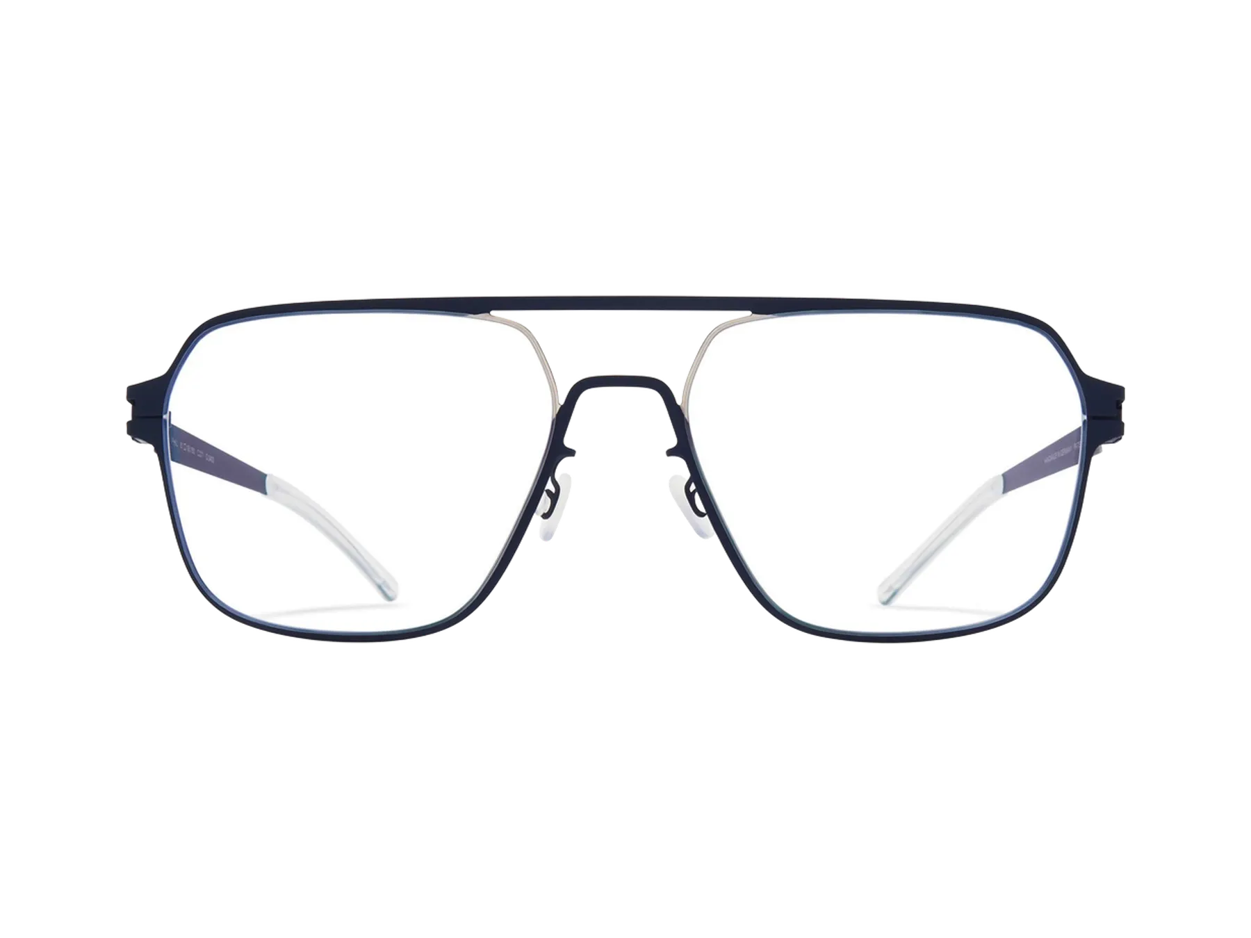 Mykita Phil dioptrijske naočare, boja Silver/Indigo, pogled spreda
