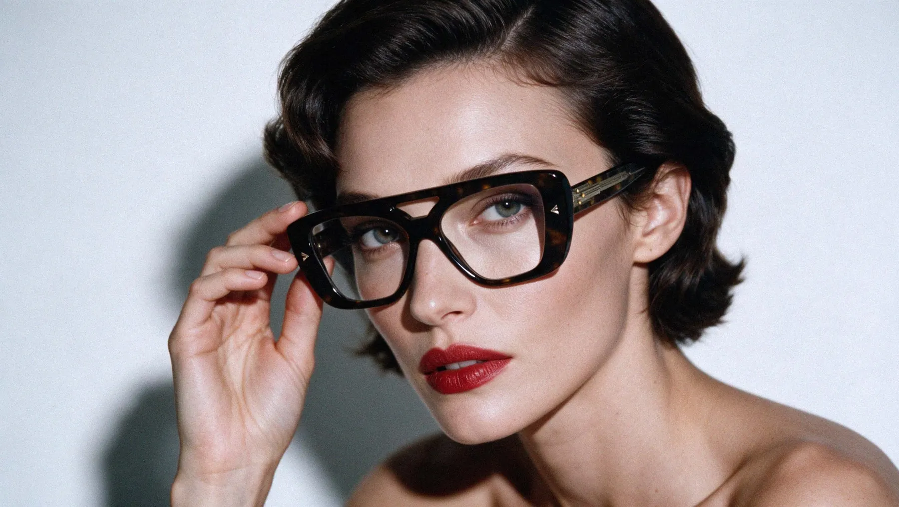 Žena nosi Pray Celine Optical dioptrijske naočare, okvir boje kornjačevine