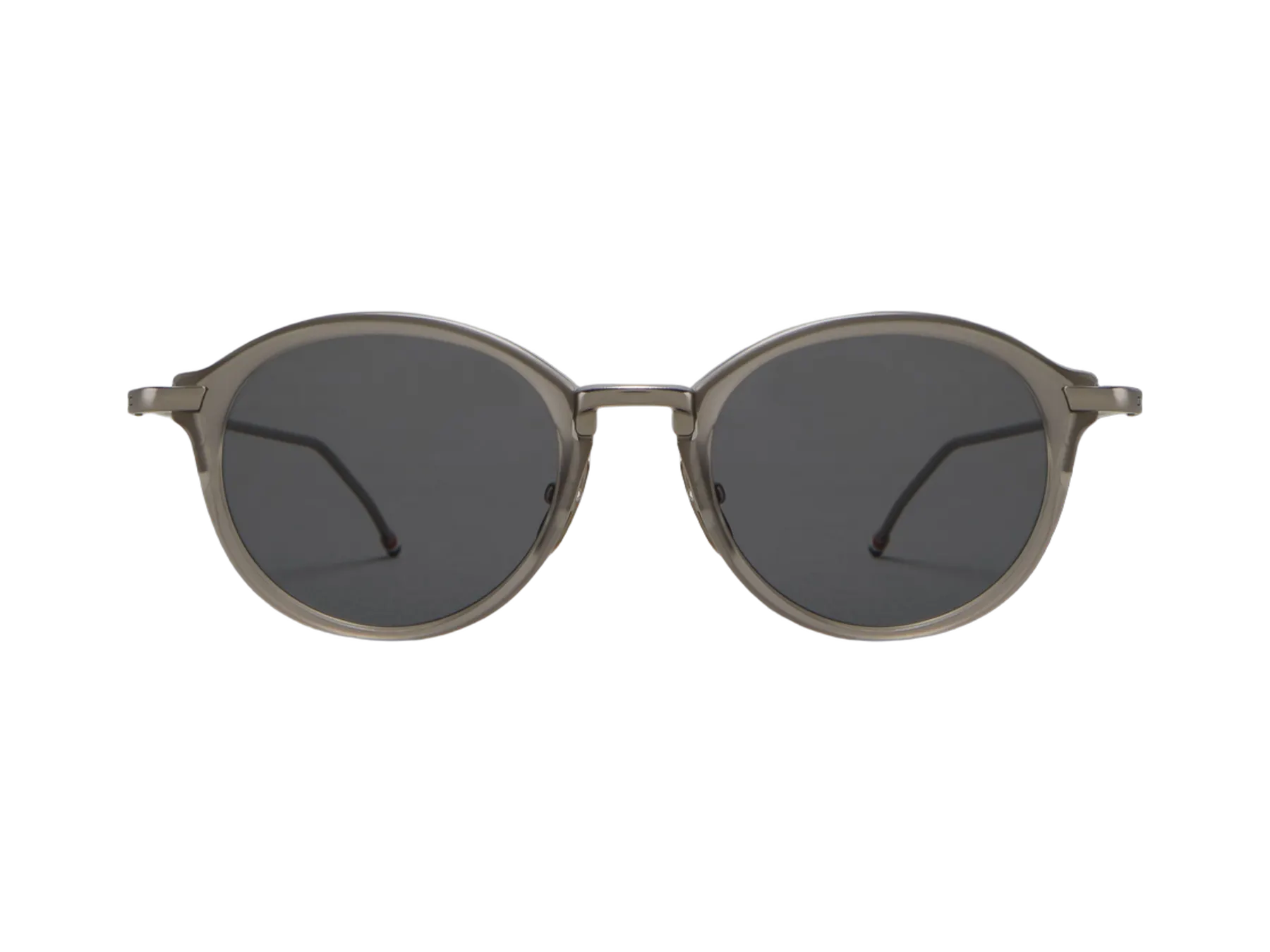 Thom Browne UES011A sunčane naočare, boja Satin Crystal Grey, pogled spreda