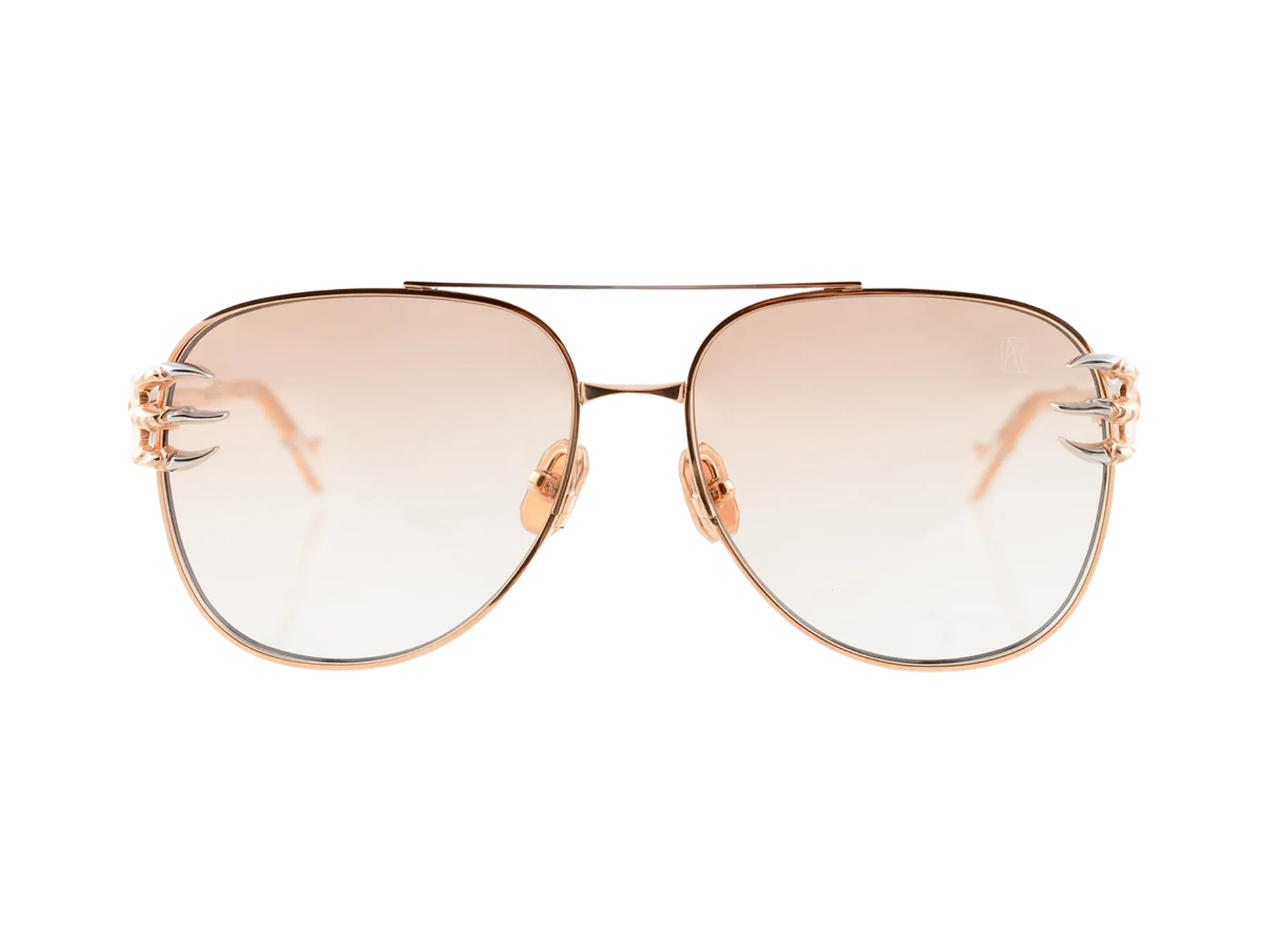 Anna-Karin Karlsson Claw Voyage sunčane naočare, boja Rose Gold, pogled spreda