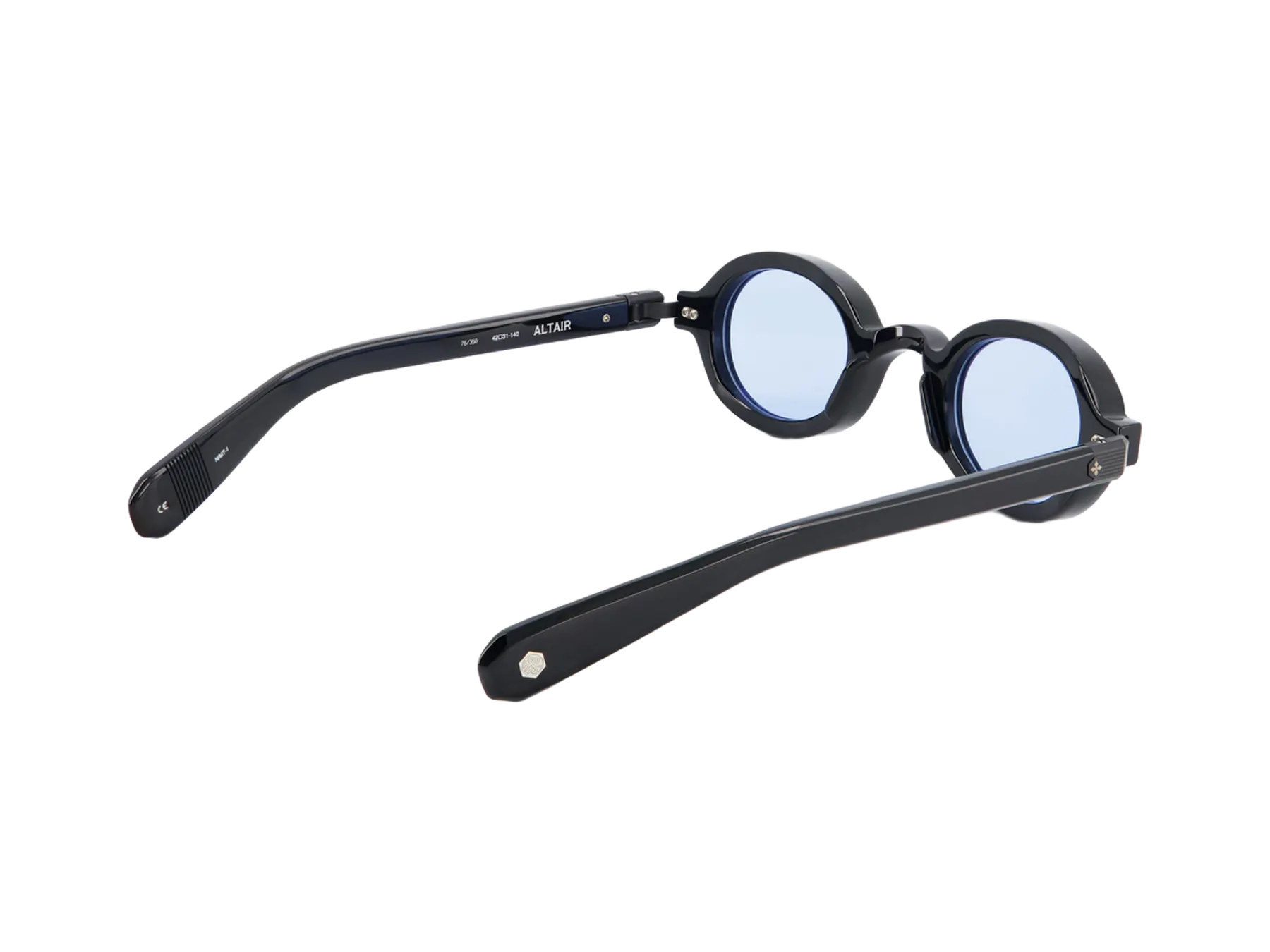Sato Altaïr sunčane naočare, boja Black, acetat, Light Blue staklo, leva drška