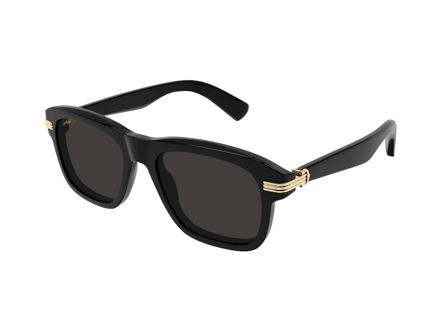 Cartier Première de Cartier CT0657S sunčane naočare, boja Black, pogled iz ugla