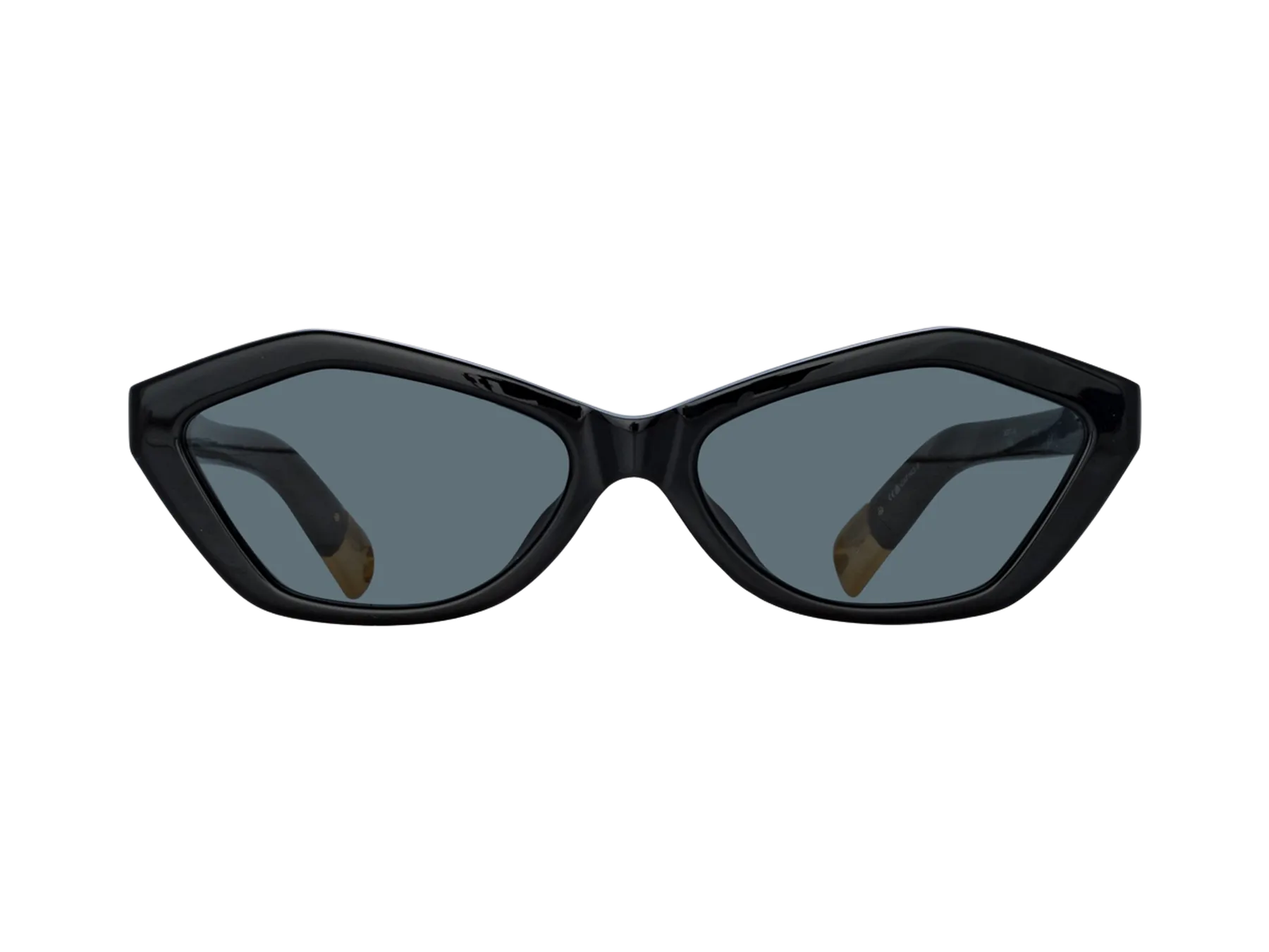 Jacquemus Bambino sunčane naočare, boja Black, pogled spreda