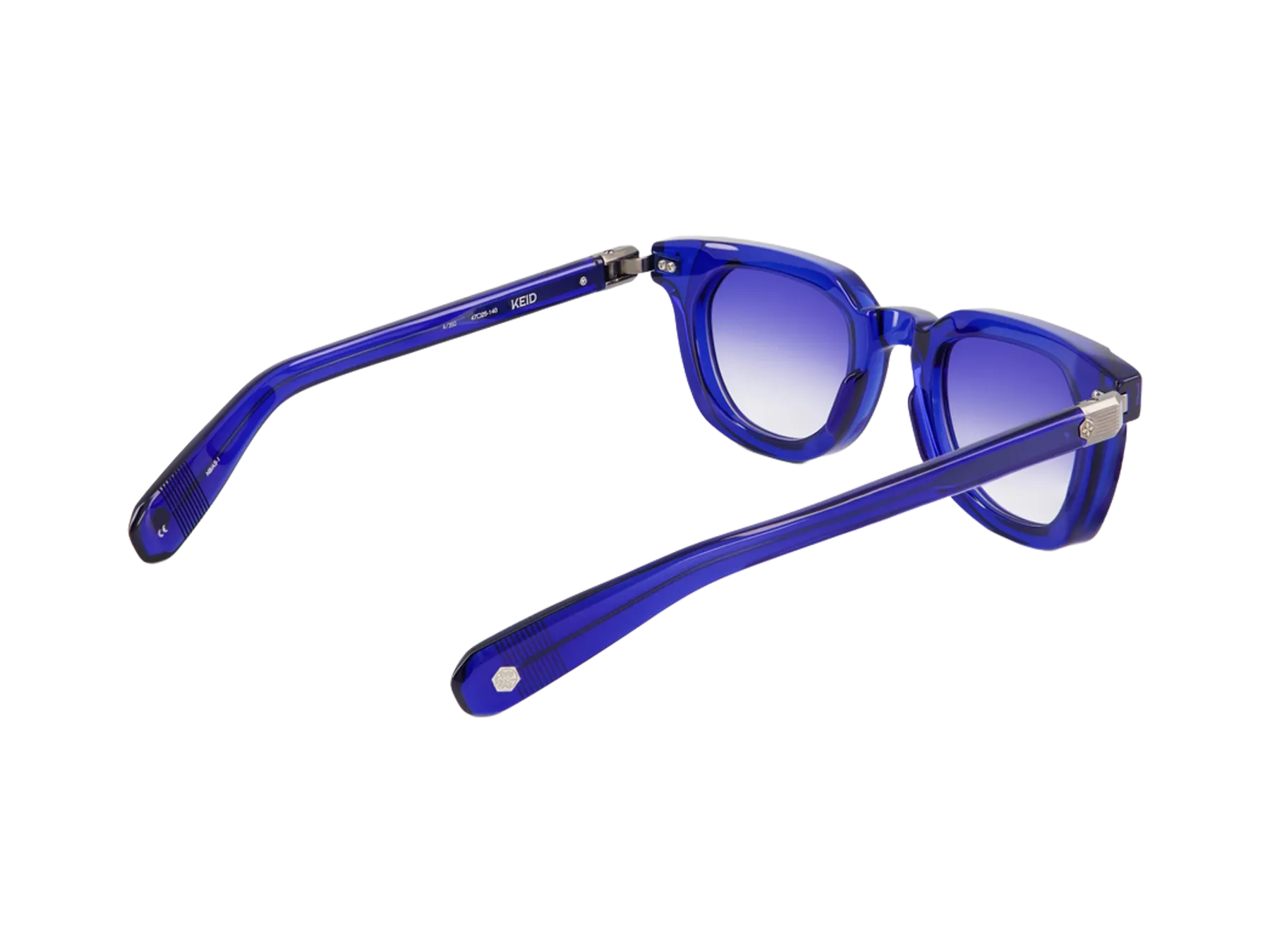 Sato Keïd sunčane naočare, boja Navy Blue / Antique Silver, pogled sa strane