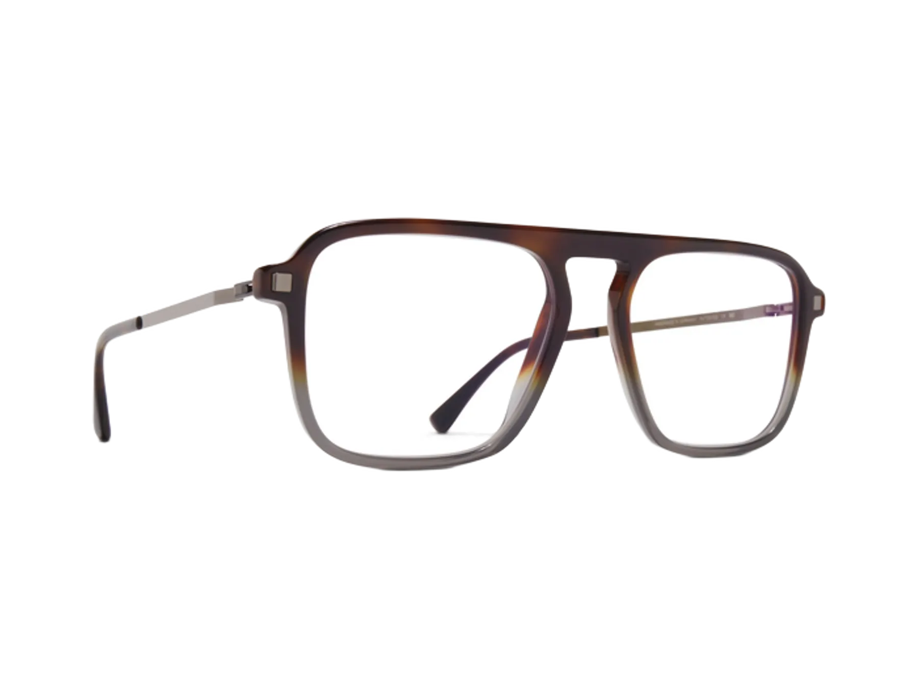 Mykita Sonu naočare, boja Santiago Gradient/Shiny Graphite, pogled iz ugla