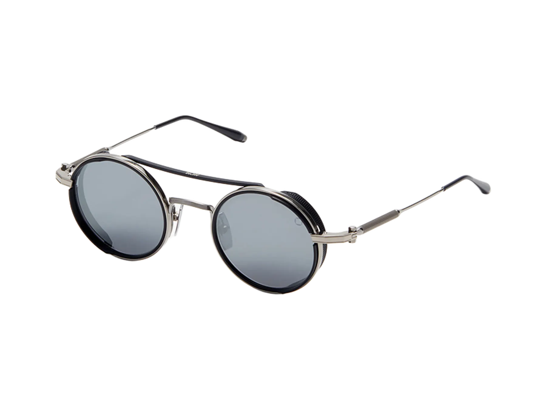 Akoni Eris sunčane naočare, boja Black Palladium/Matte Navy, pogled iz ugla