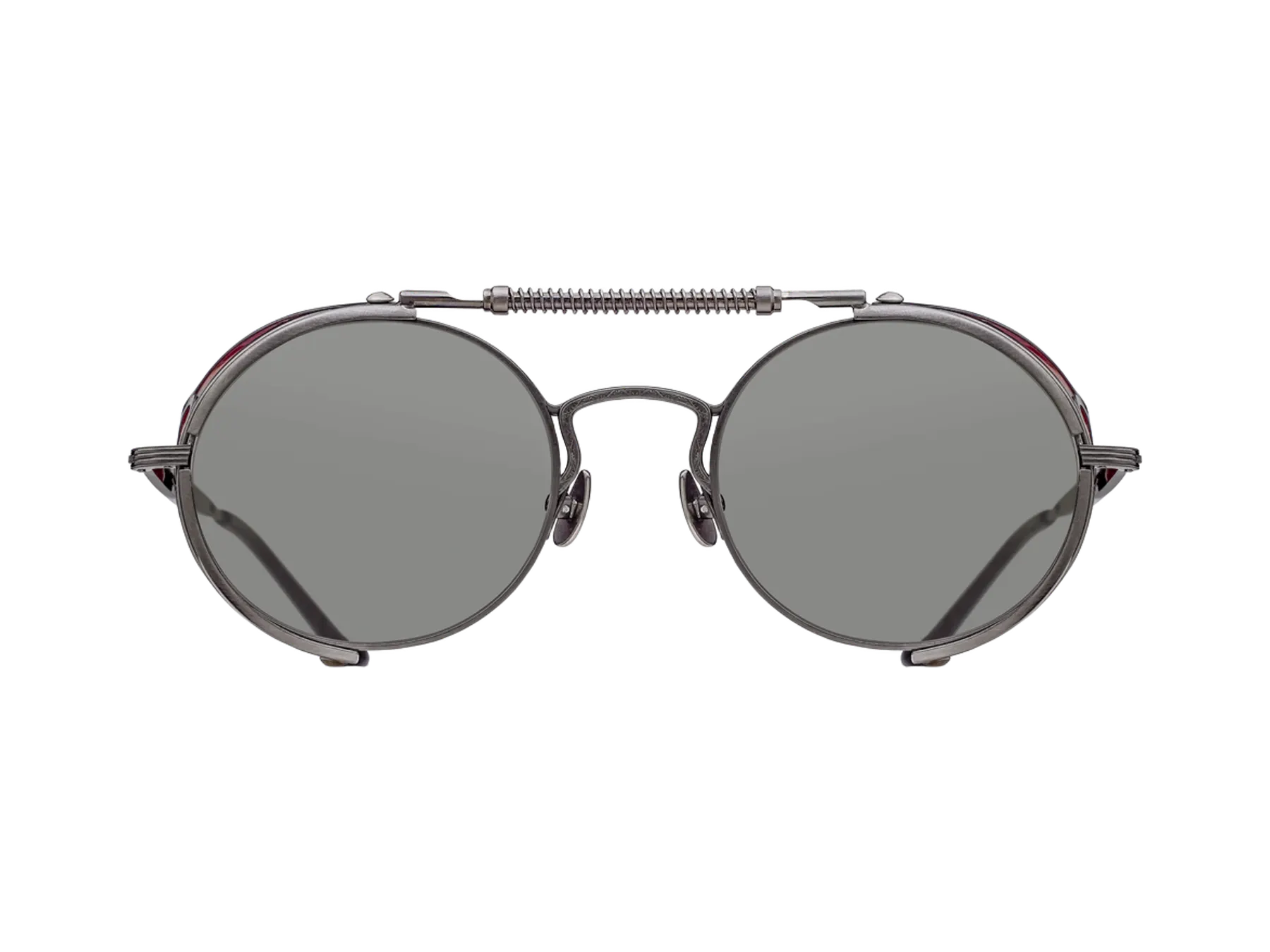 Matsuda 2809H-V2 sunčane naočare, boja Brushed Ruthenium-Bordeaux, pogled spreda