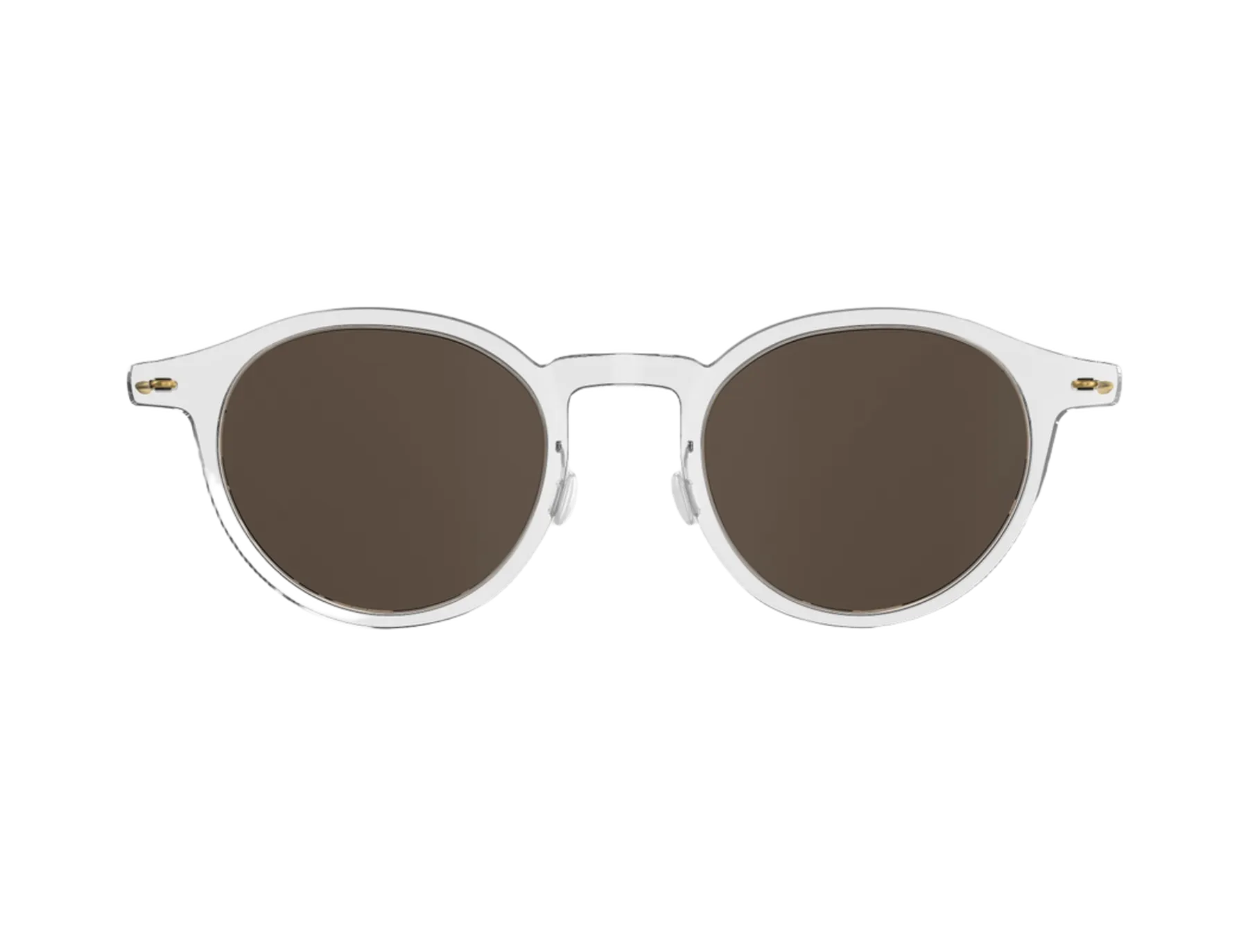 Lindberg Sun Titanium 8347 sunčane naočare, boja clear/gold polished, pogled spreda