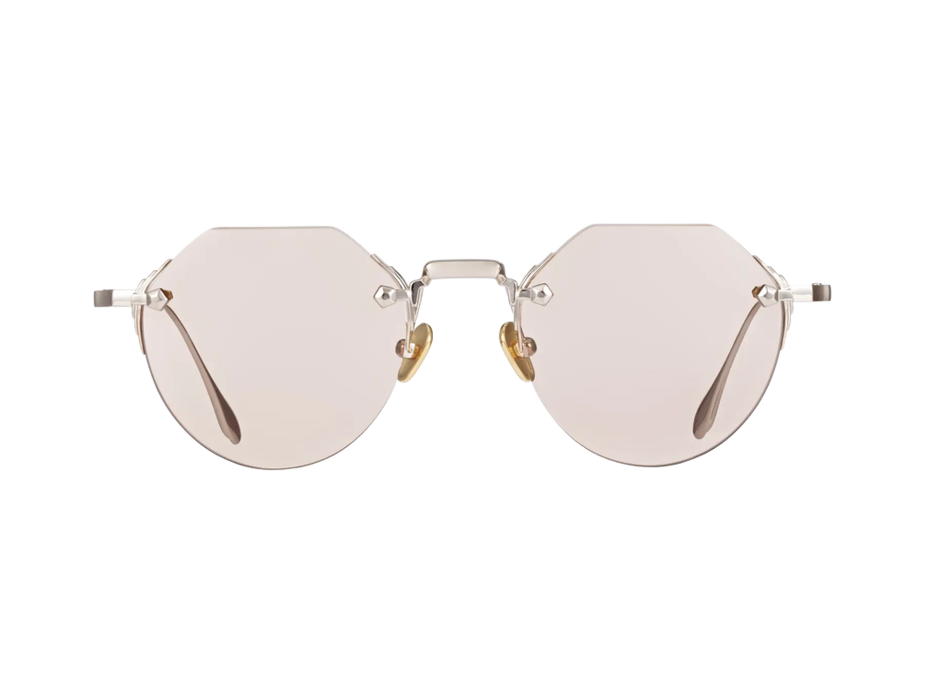 Massada Pentagon Supreme sunčane naočare, boja White Gold, pogled spreda