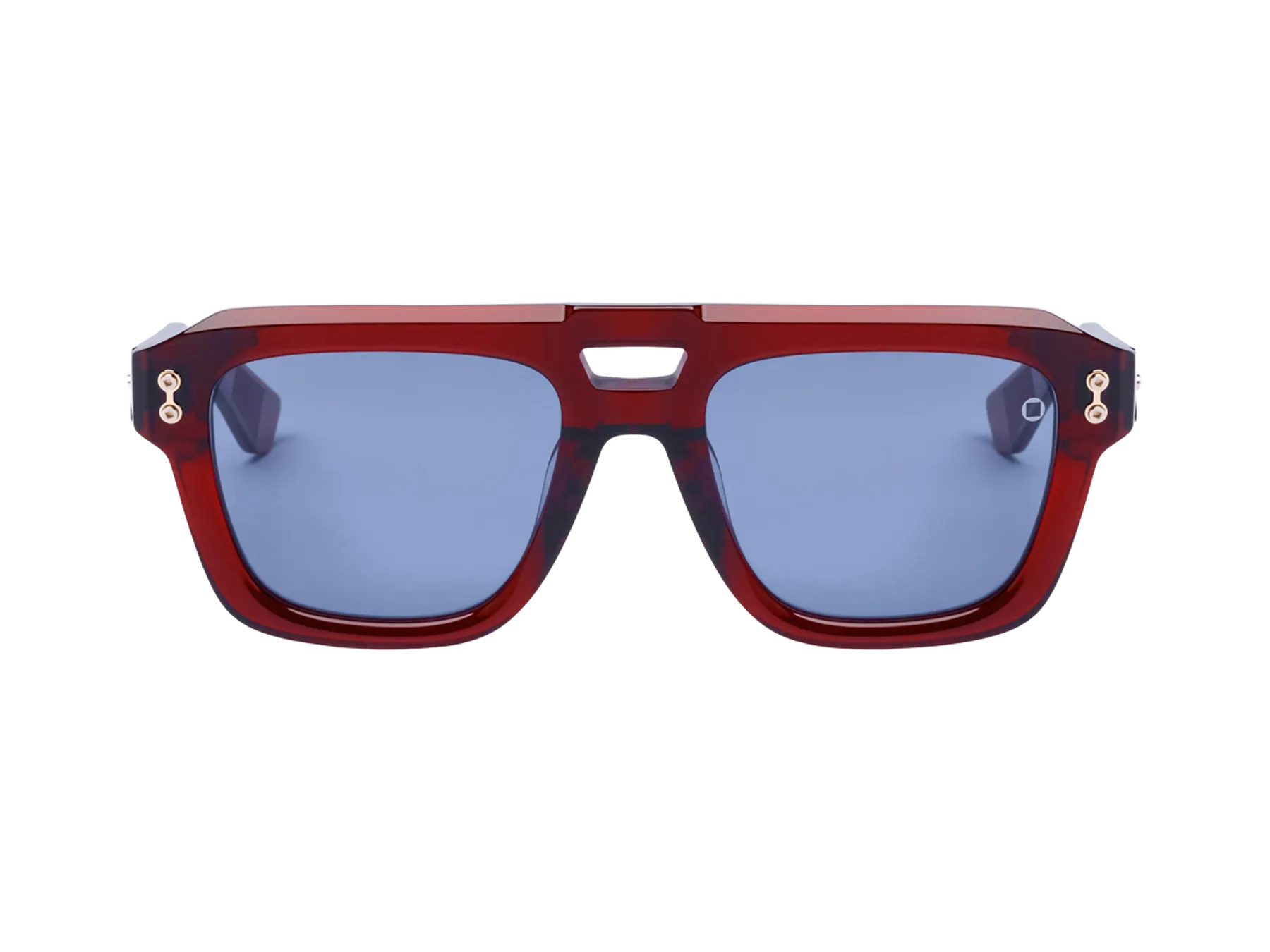 Akoni Perseus sunčane naočare, boja Crystal Burgundy/12k Gold, spreda