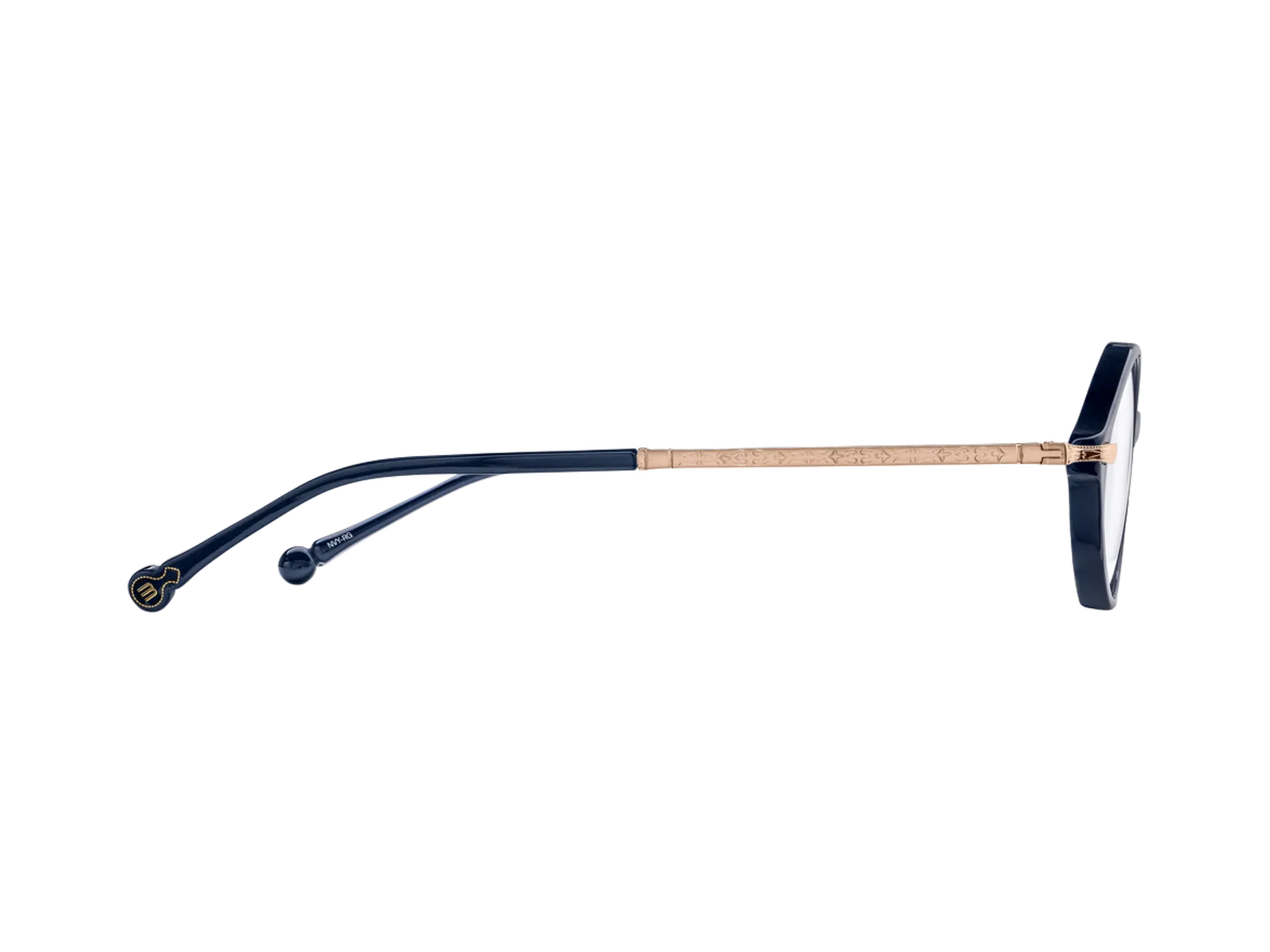 Matsuda M2066 naočare, boja Navy Rose Gold, leva drška