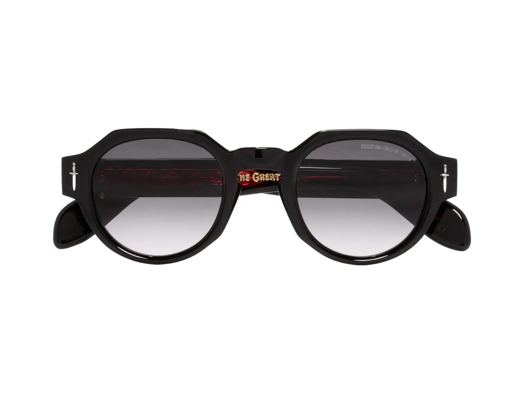 Cutler and Gross The Great Frog Lucky Diamond I sunčane naočare, boja Black, sklopljene