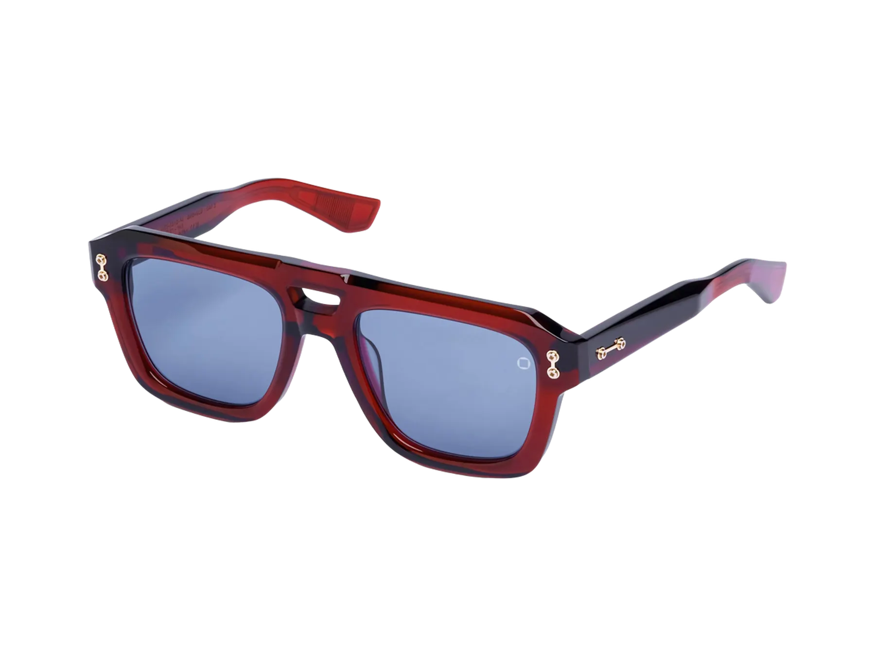 Akoni Perseus sunčane naočare, boja Crystal Burgundy/12k Gold, iz ugla
