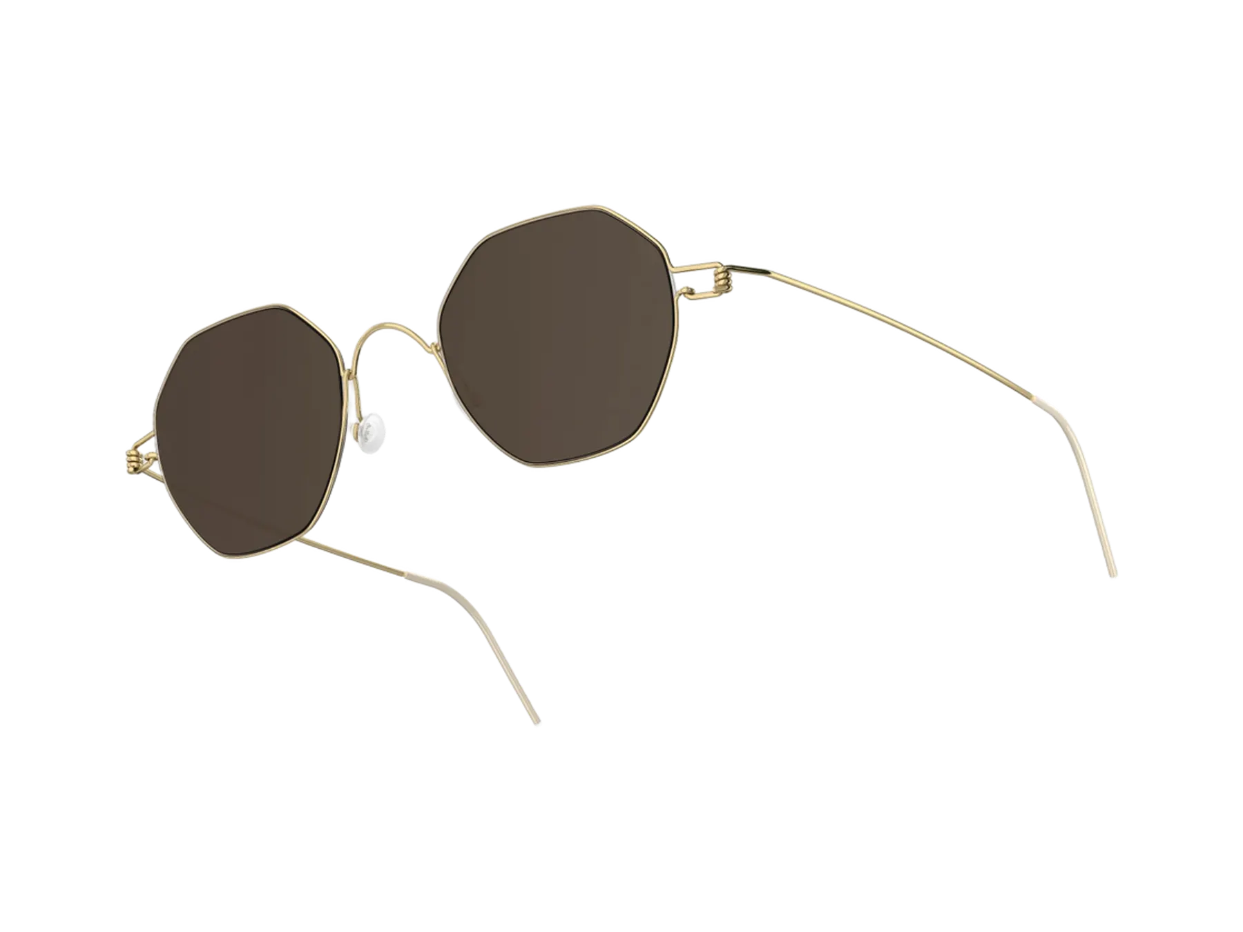 Lindberg Sun Titanium 8218 sunčane naočare, boja gold polished, pogled iz ugla