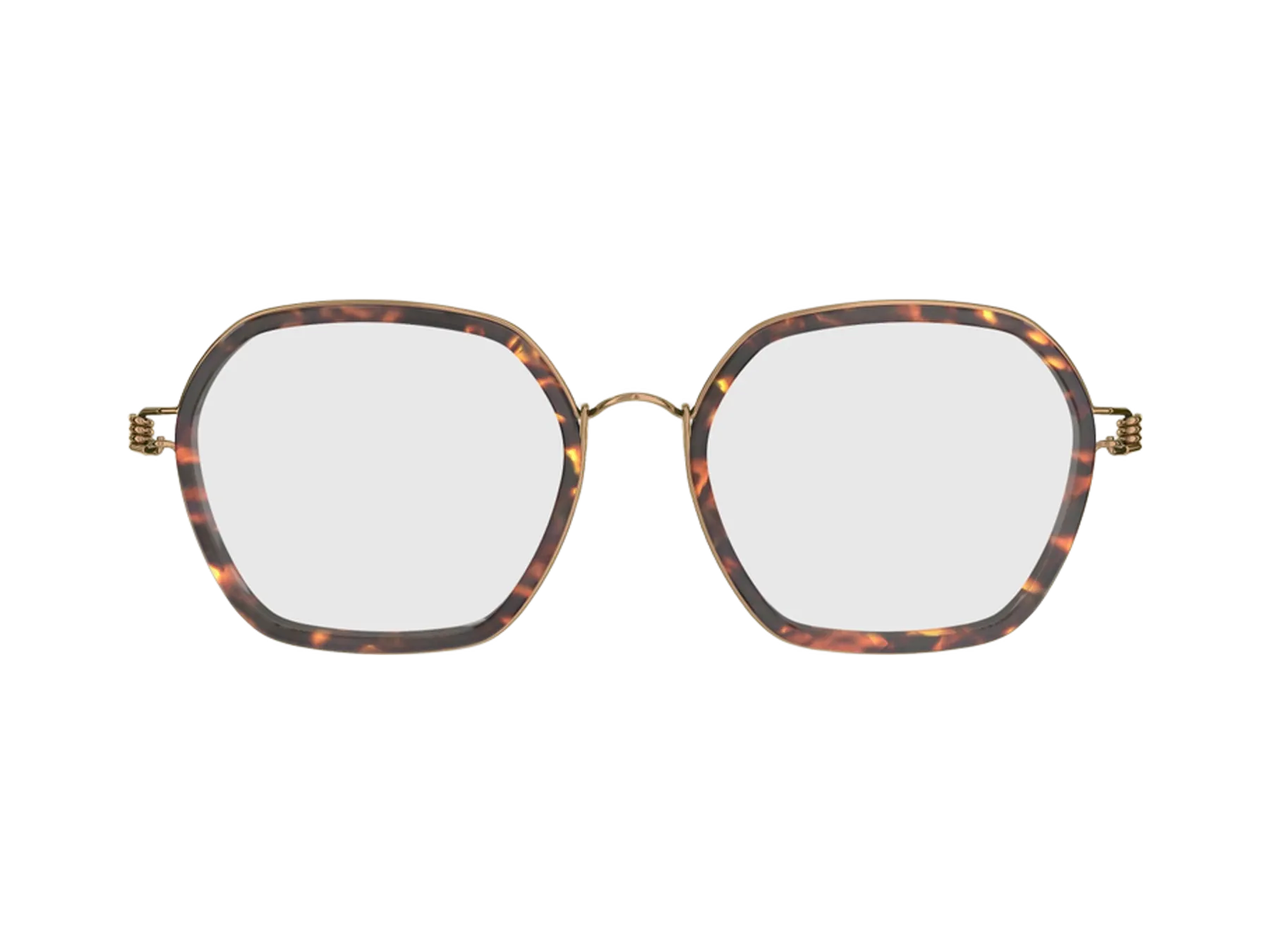 Lindberg Air Titanium Rim Johanne dioptrijske naočare, boja soft orange polished / dark havana, pogled spreda