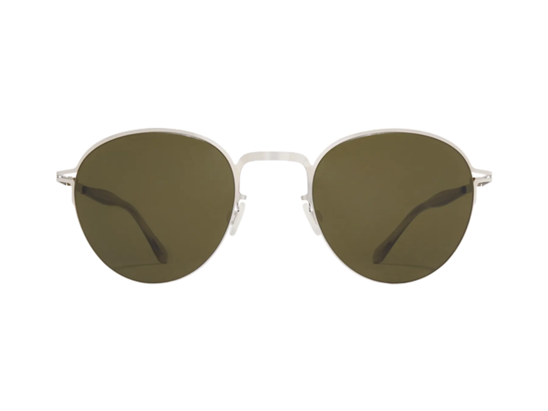 Mykita Tate naočare, boja Shiny Silver, pogled spreda