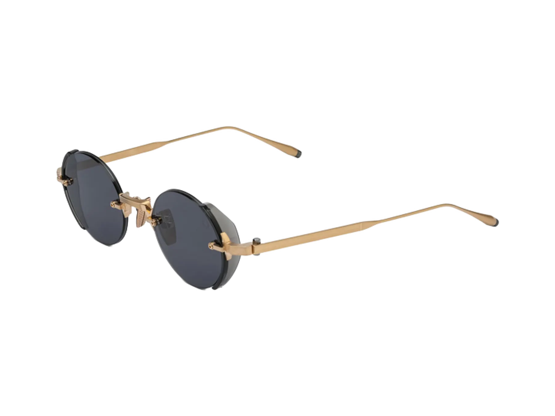 Akoni Jupiter sunčane naočare, boja Brushed 12k Gold/Crystal Black, iz ugla
