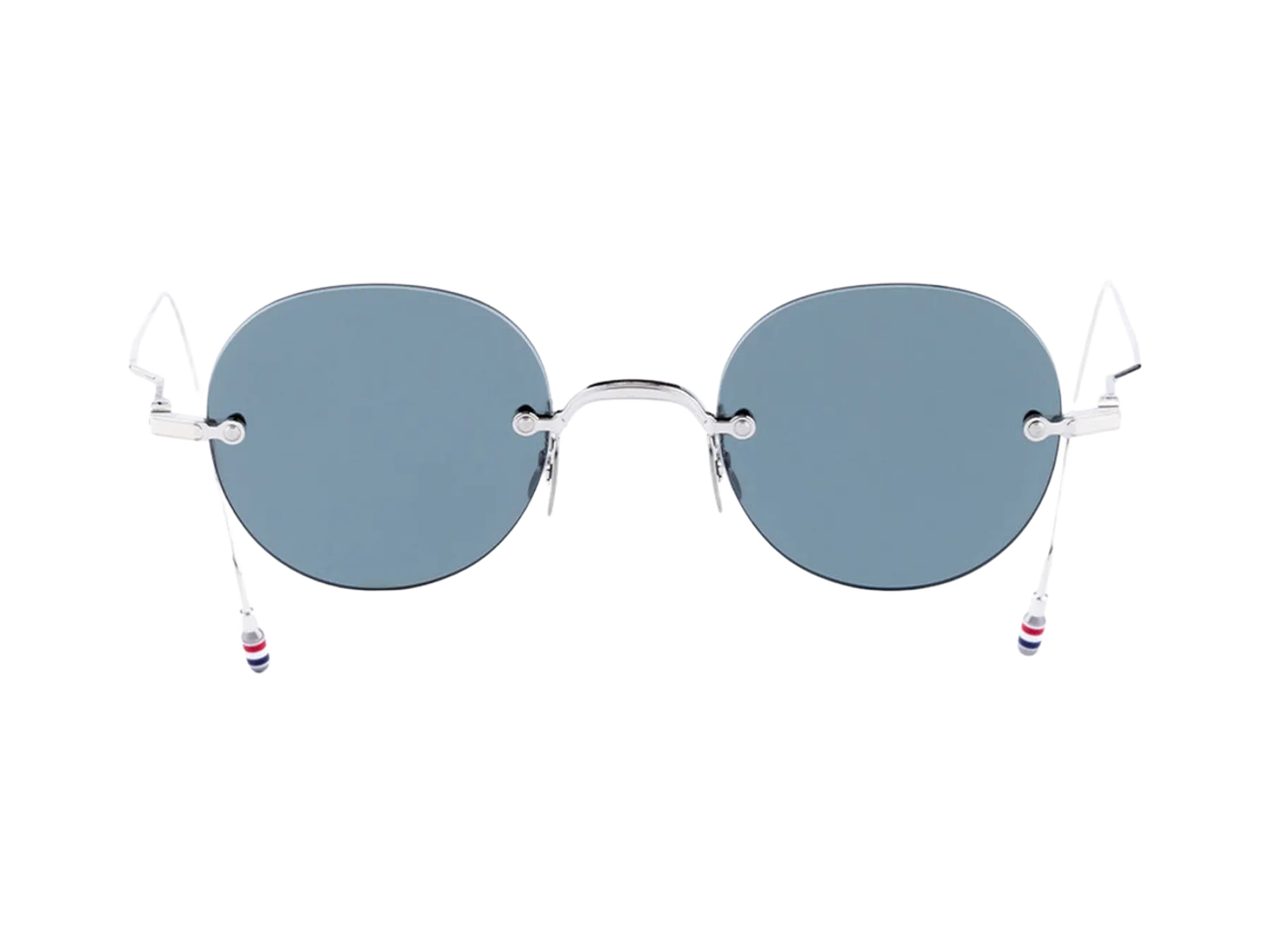 Thom Browne UES937A sunčane naočare, boja Silver, pogled spreda